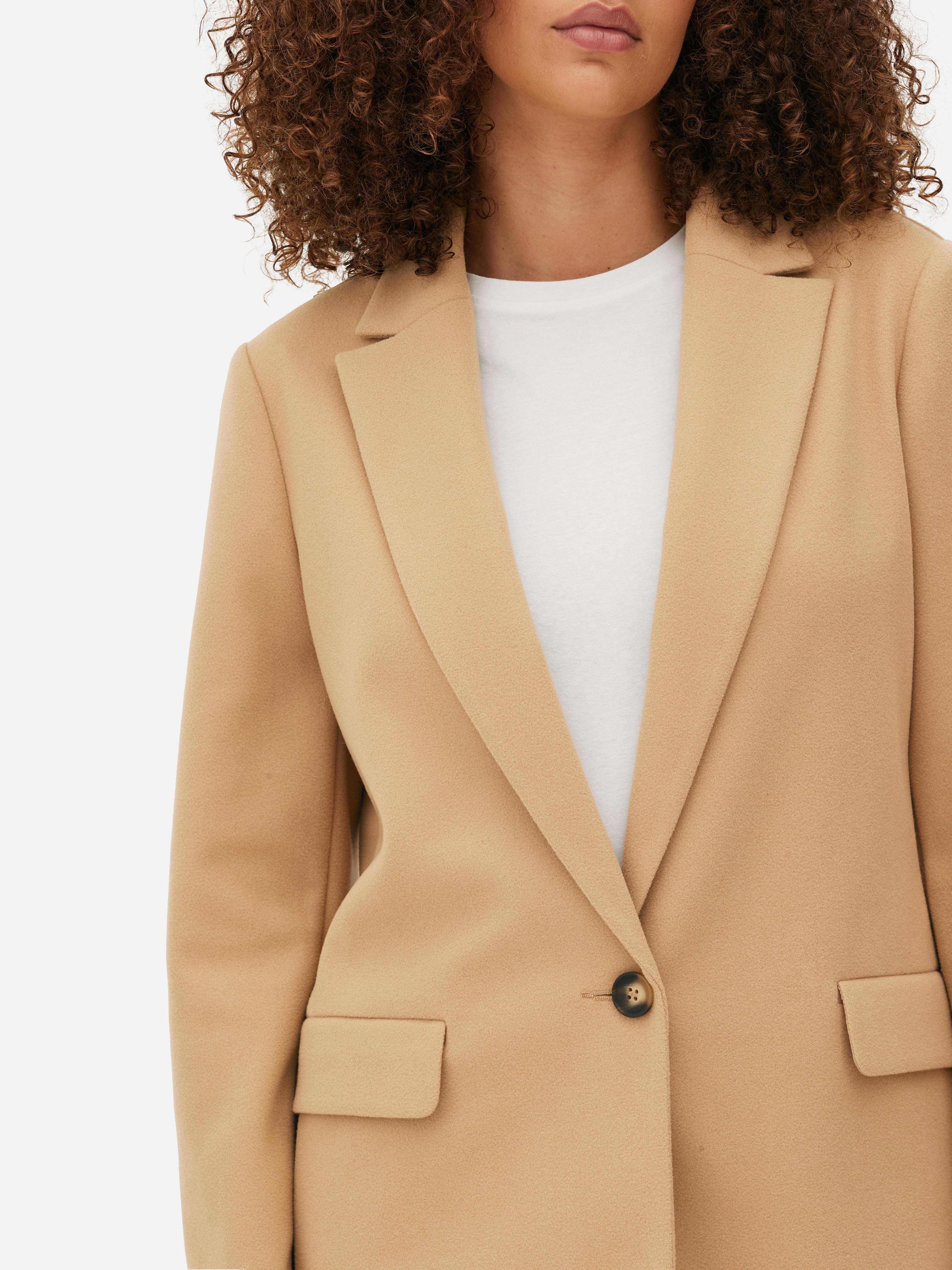 Klassischer einreihiger Mantel - Kamelbraun - Damen | Primark
