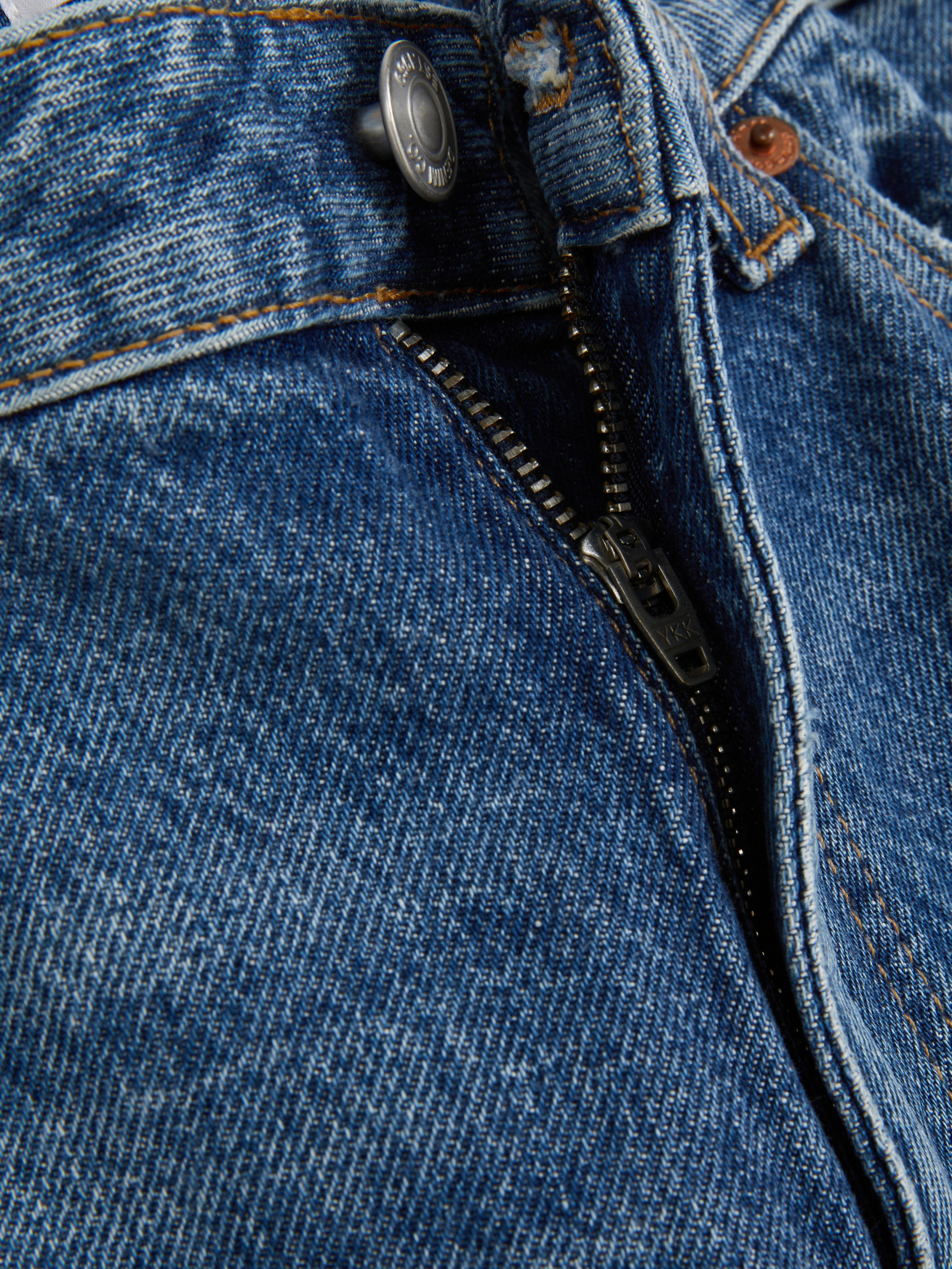 Gescheurde spijkerbroek met hoge taille