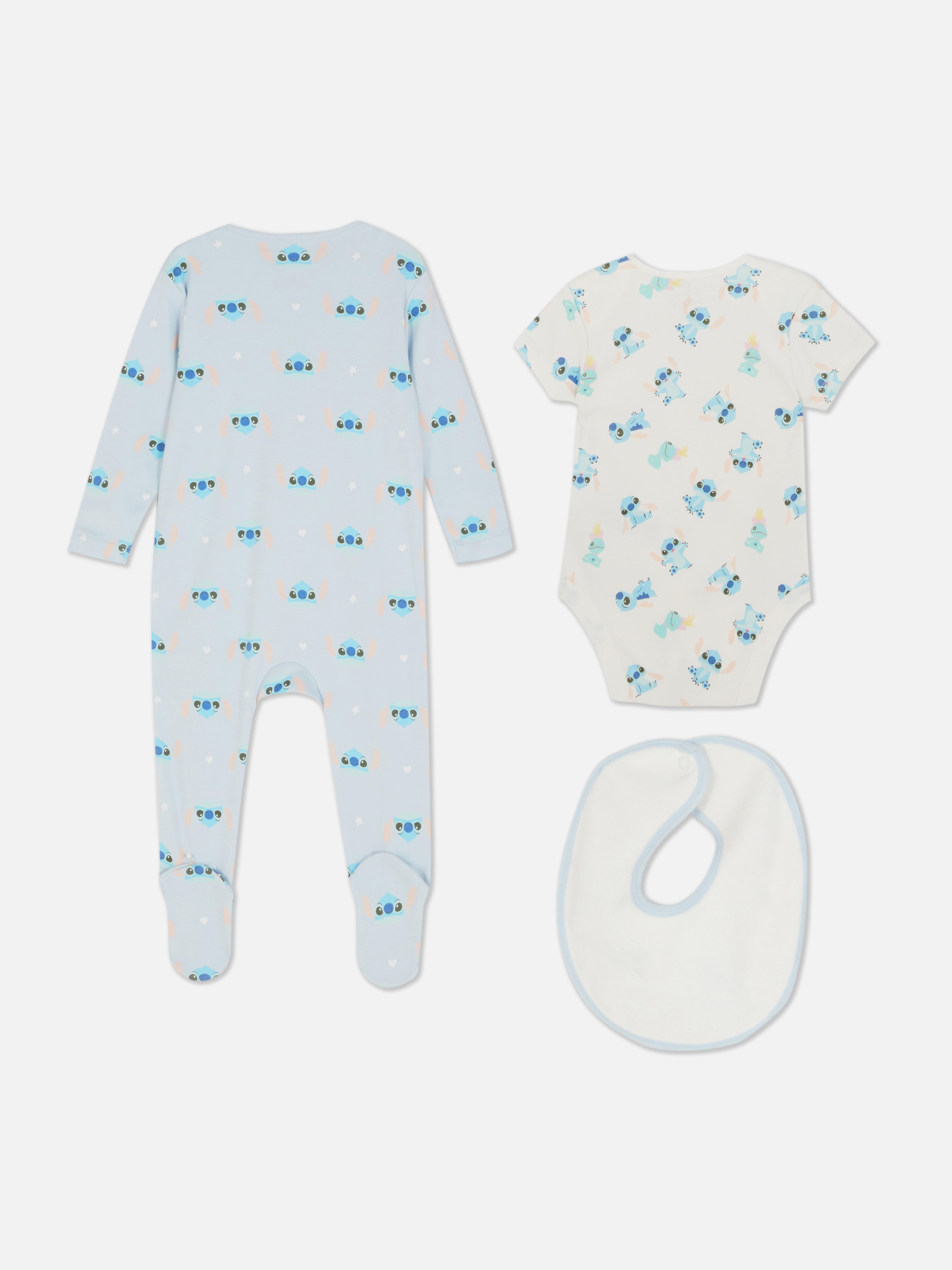 Set pentru bebeluși din 3 piese Stitch de la Disney