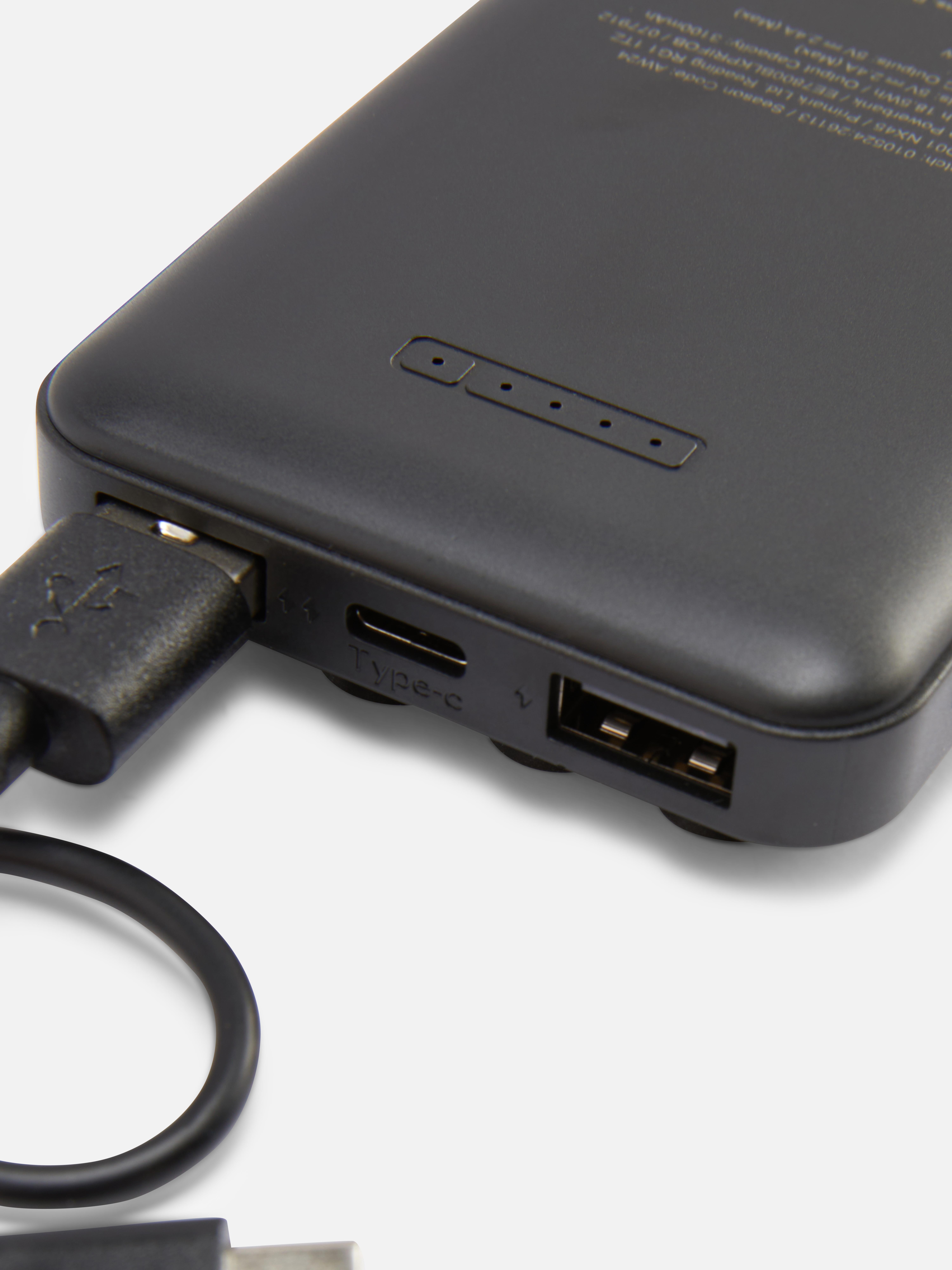 5000 mAh Power Bank With Suction Cups