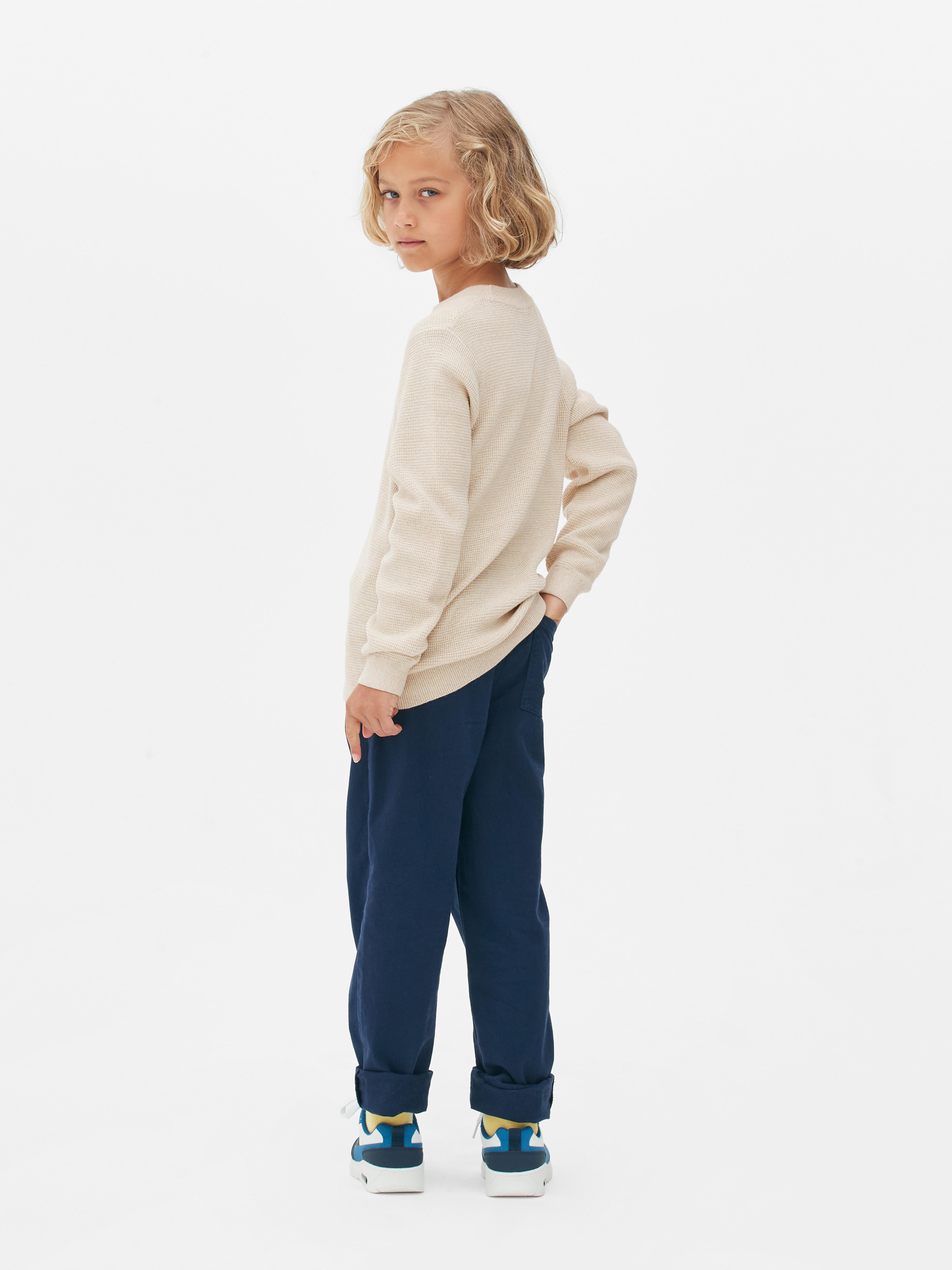 Pullover mit Waffelstruktur (Teeny Boys) - Hellbeige - Jungen 