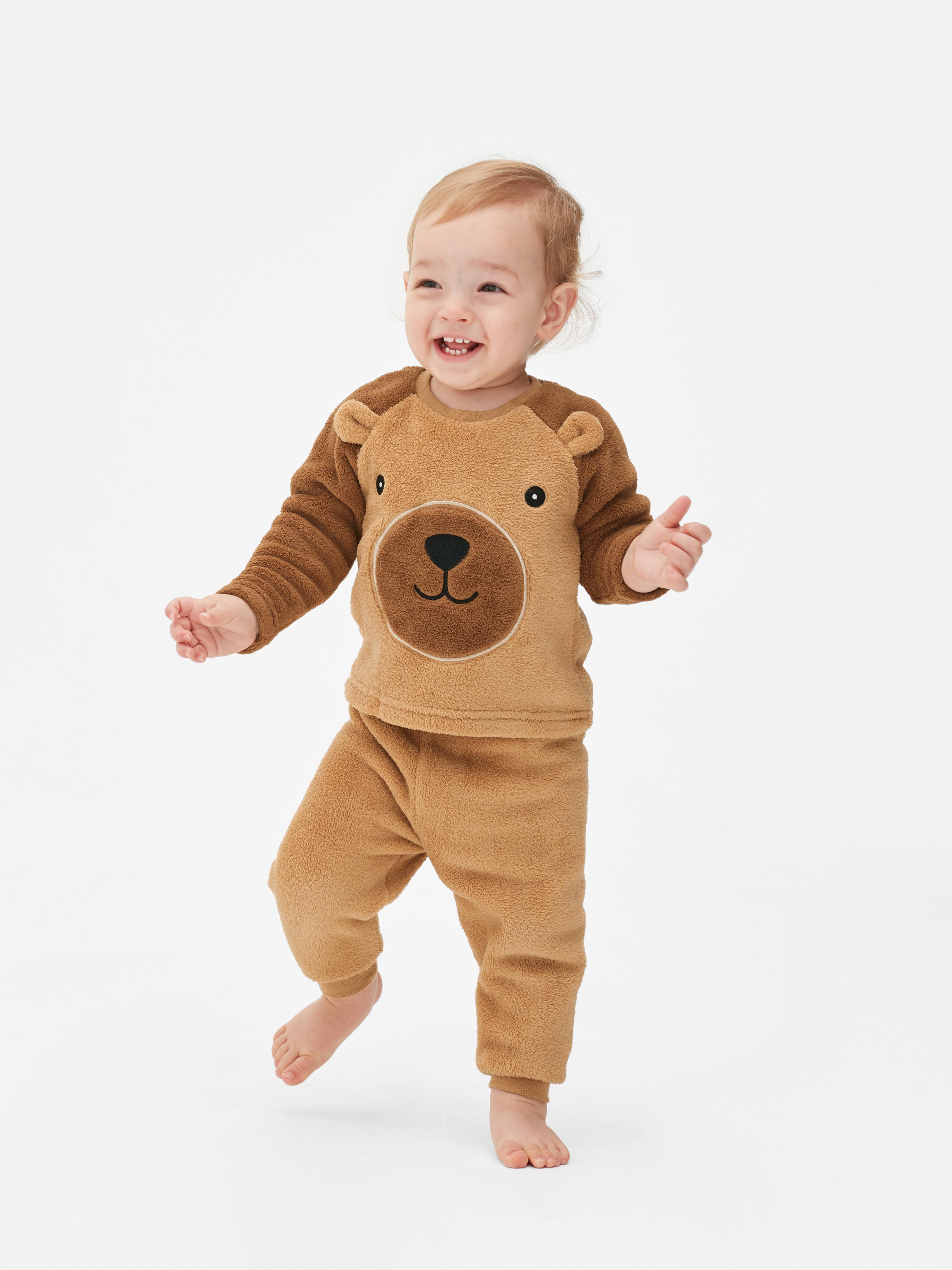 Baby fleece pajama sale