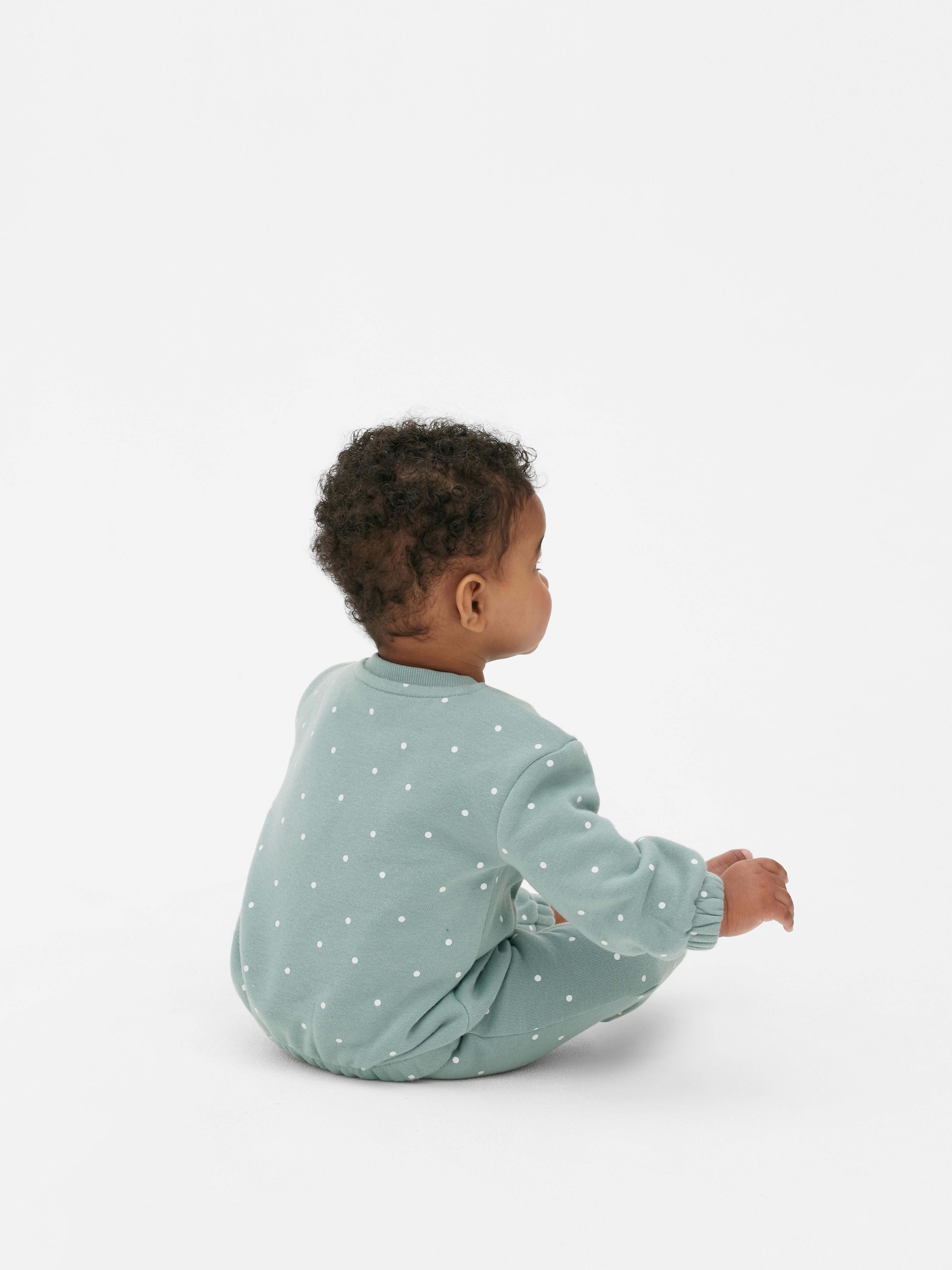 Matchend sweatshirt met ronde hals
