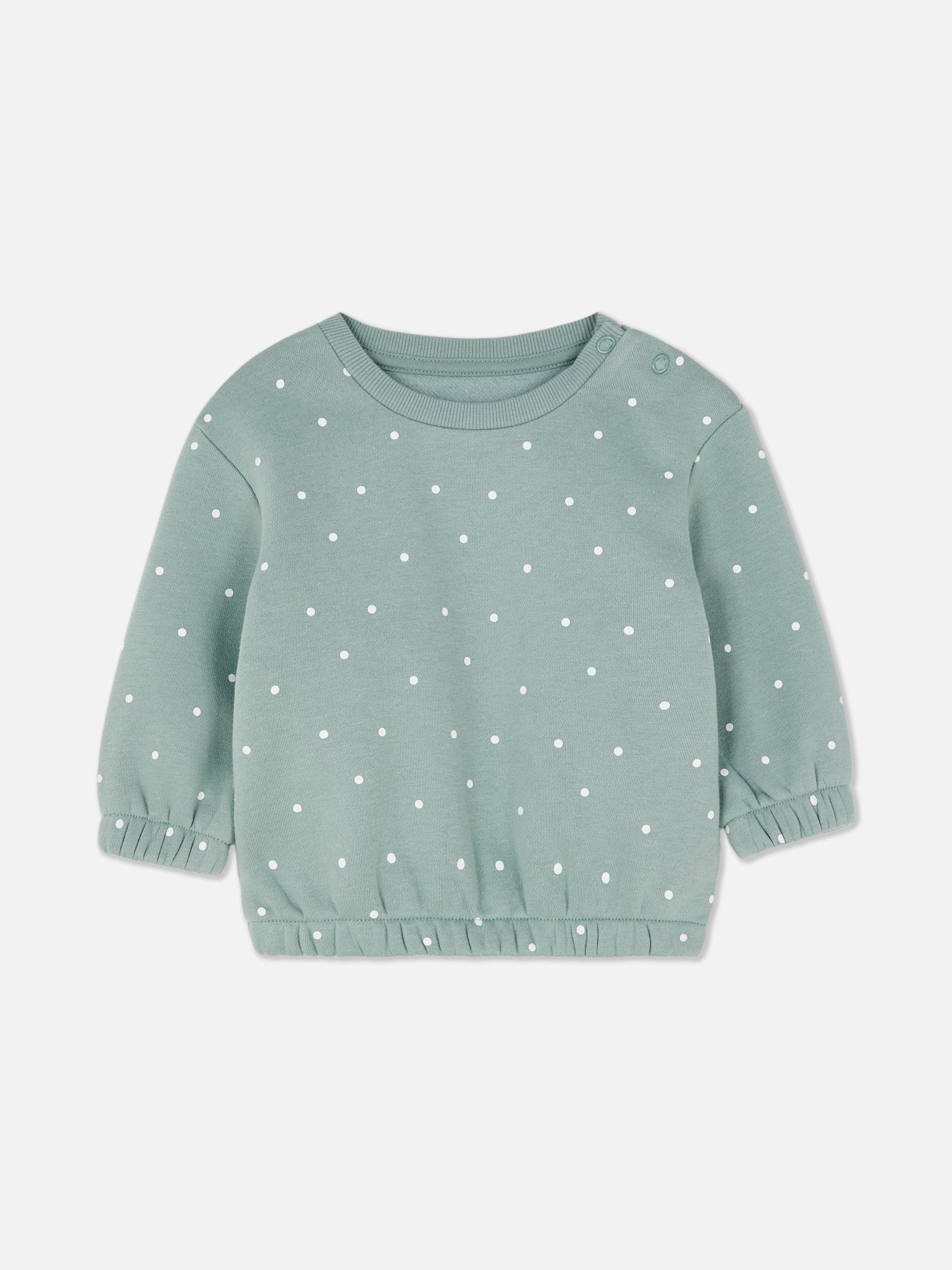 Matchend sweatshirt met ronde hals