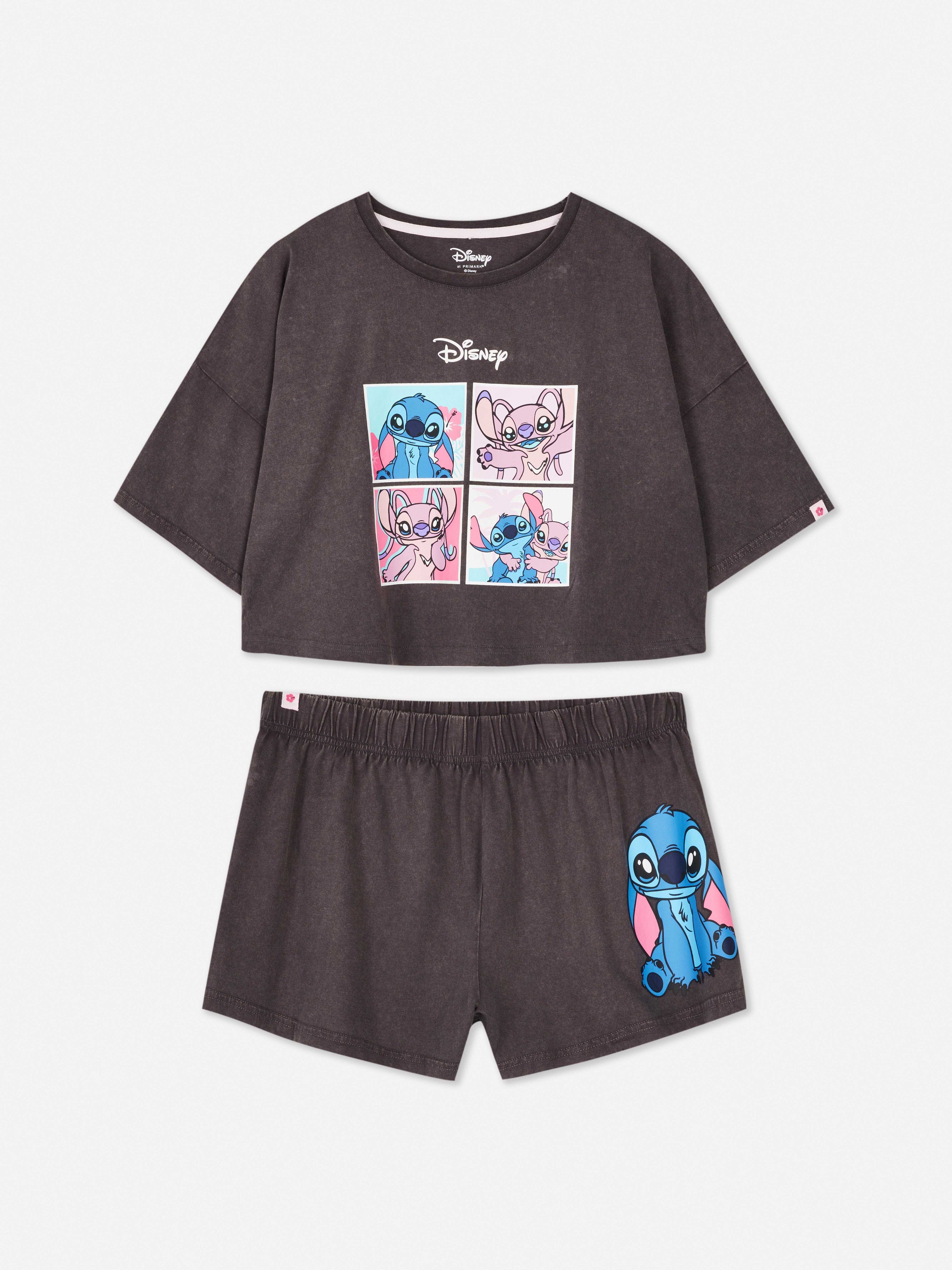 Leggings Primark Stitch Angel Pijama Mujer Rosa Claro