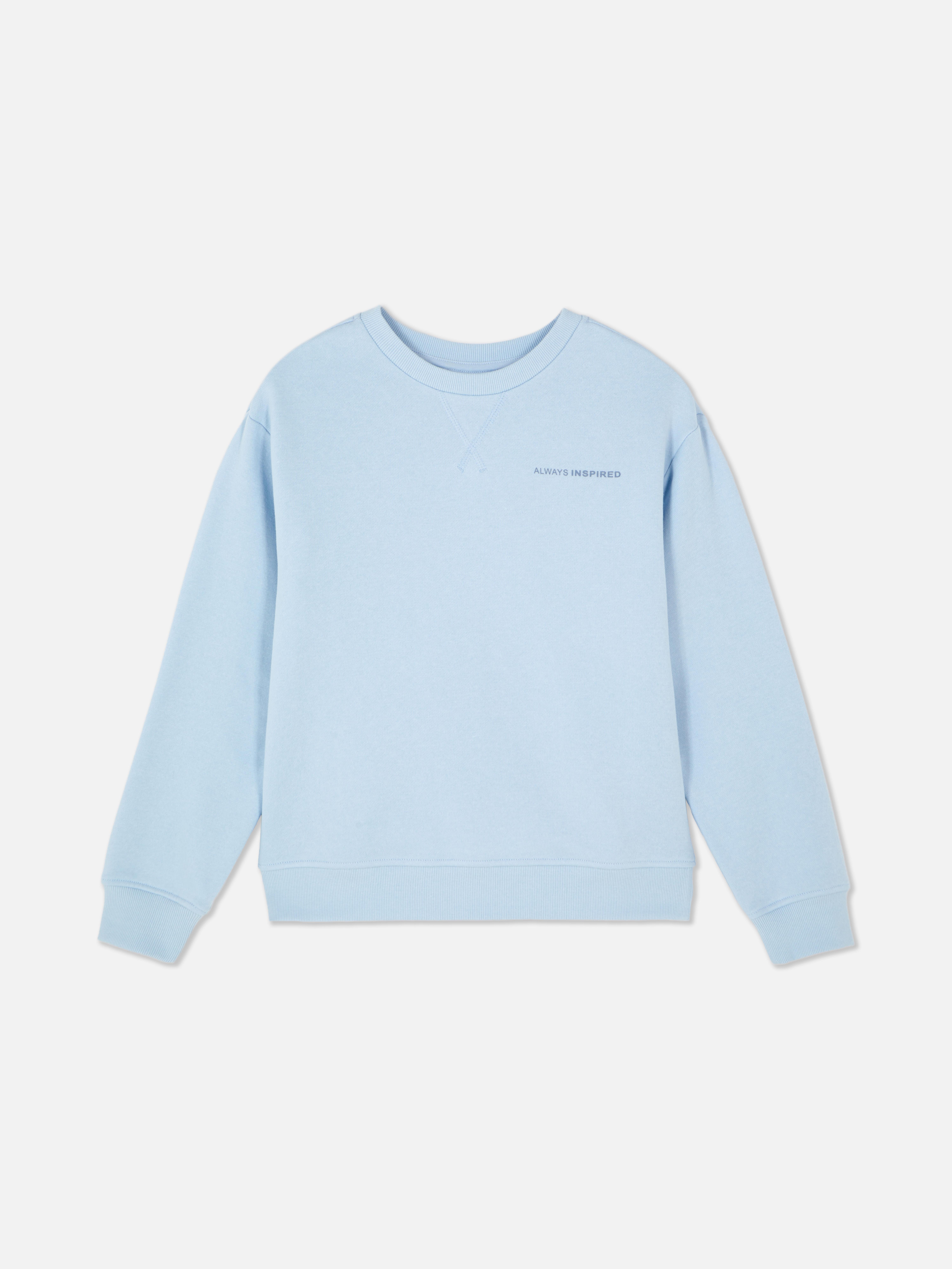 Sweatshirt mit Rundhalsausschnitt - Blau - Mädchen | Primark