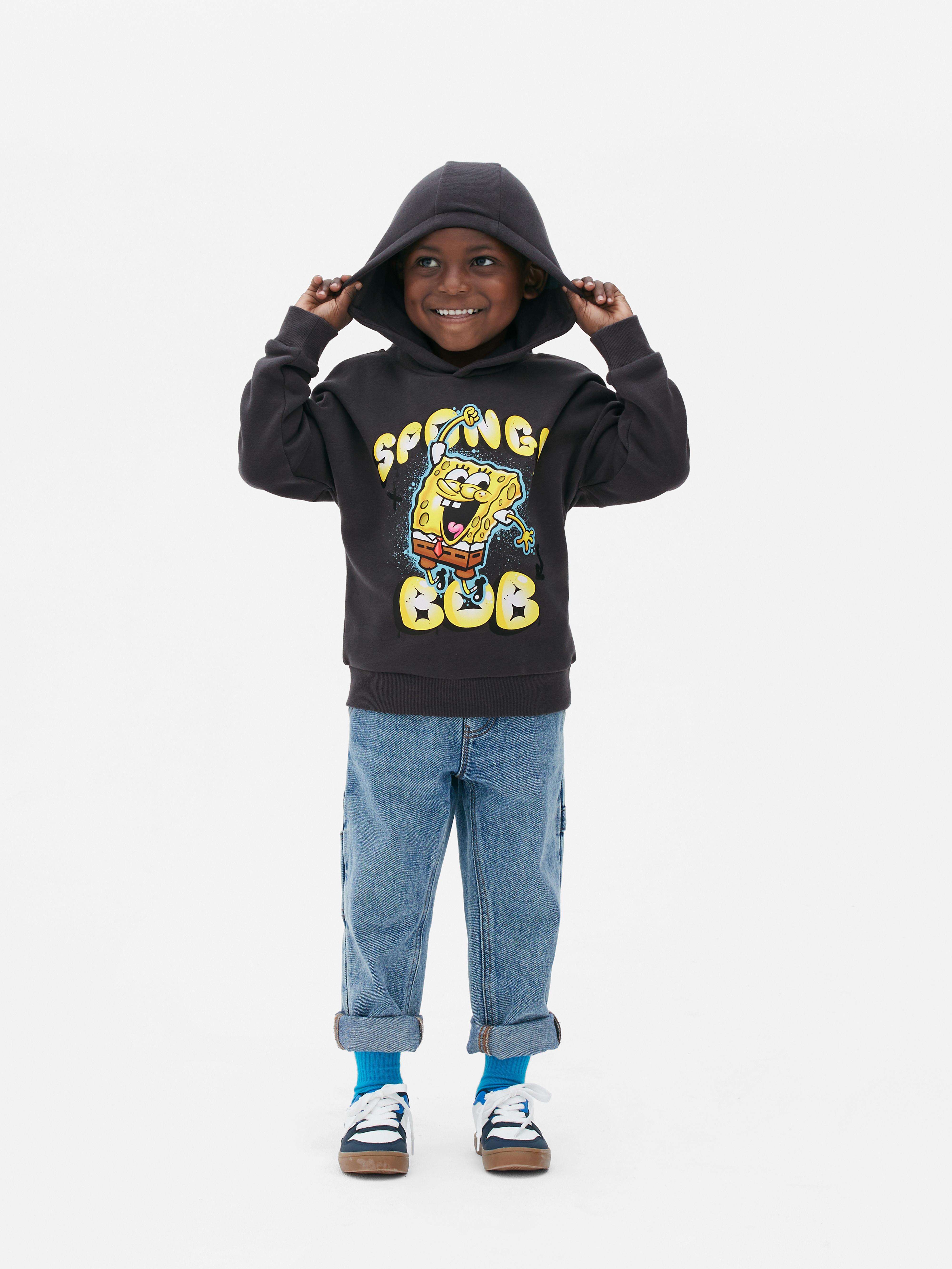 Sudadera con capucha de Bob Esponja para niños - Gris marengo - Niños |  Primark