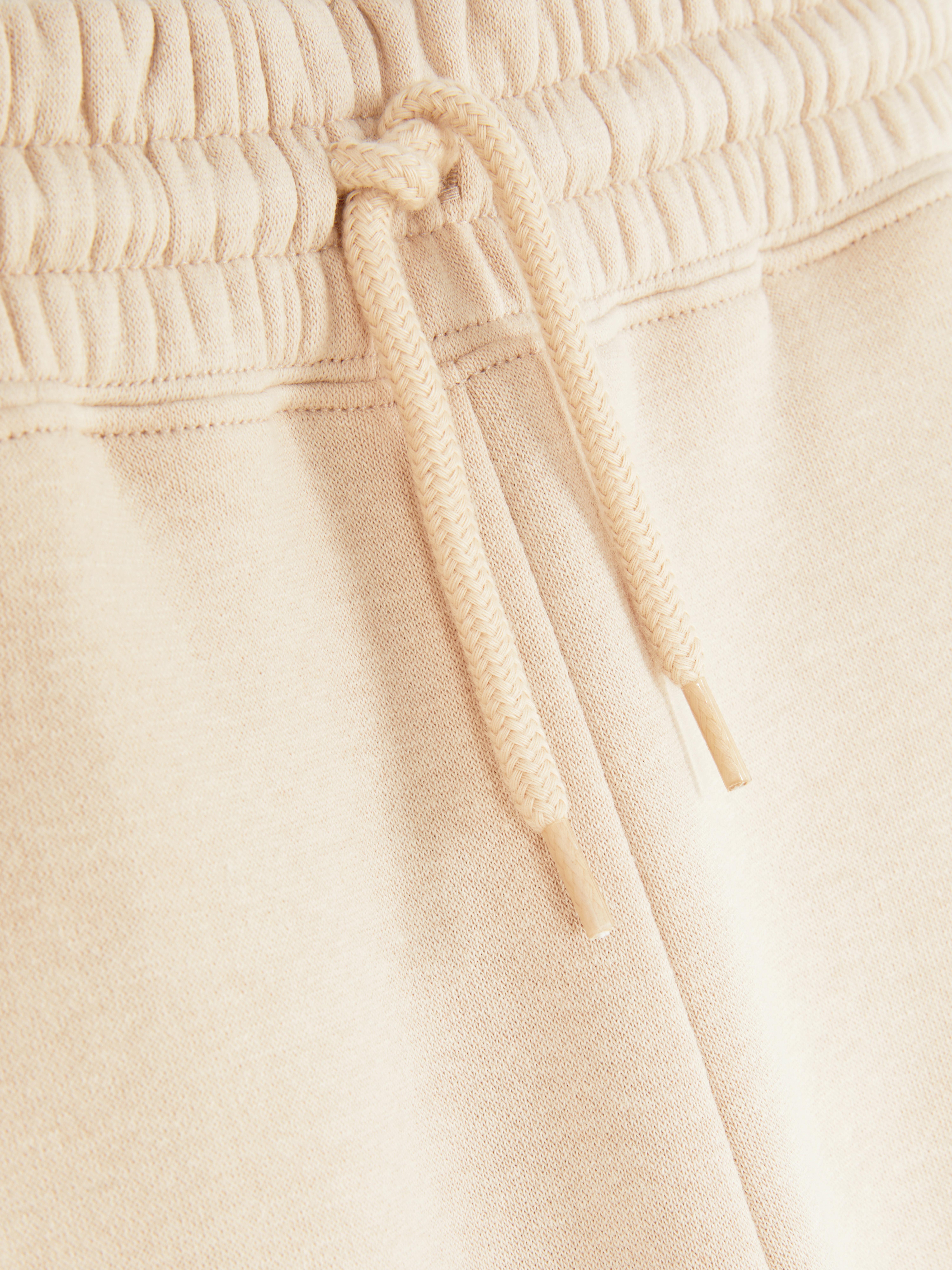 Joggingbroek met trekkoord en boorden