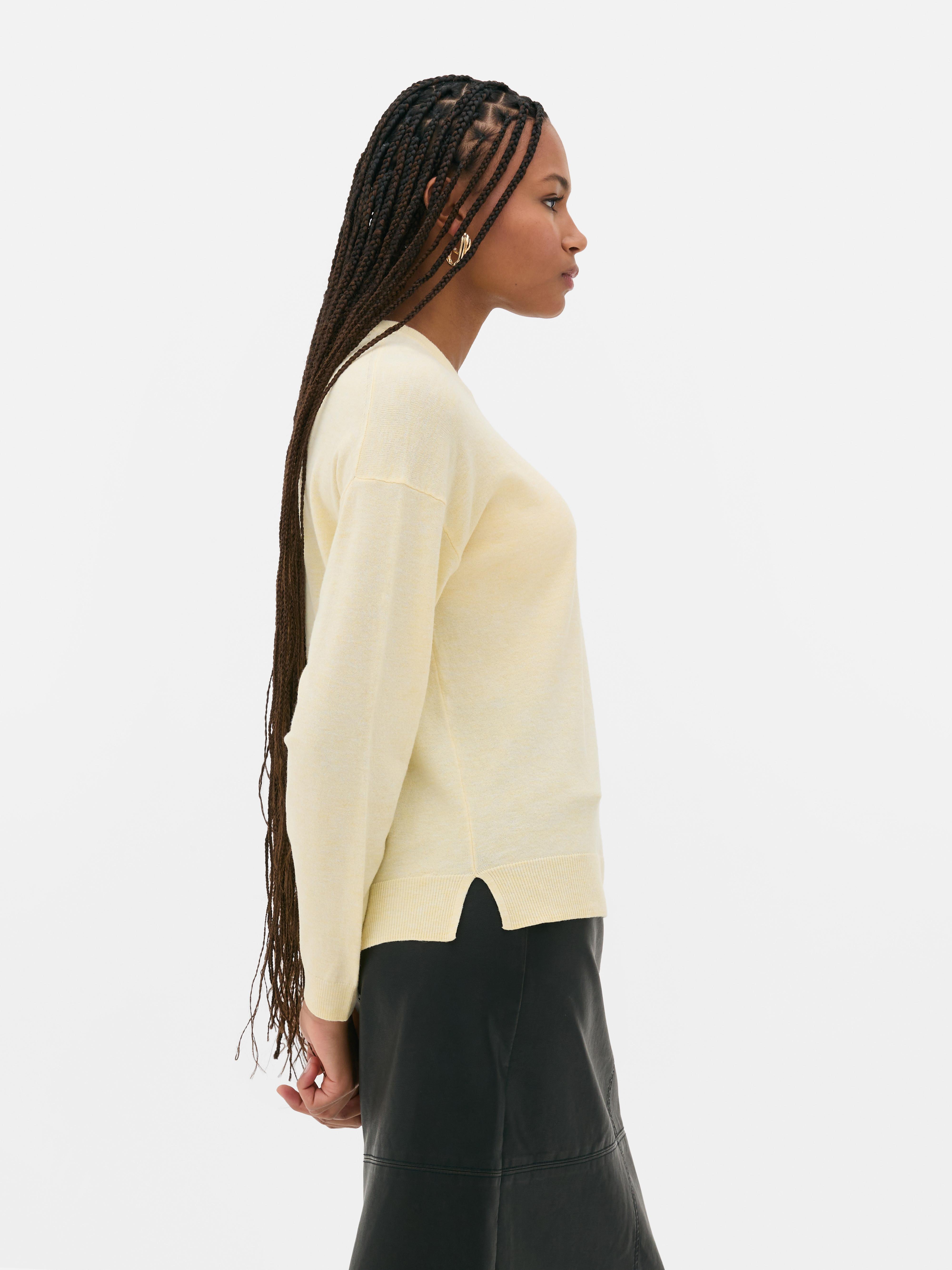 Fine Knit Crew Neck Jumper