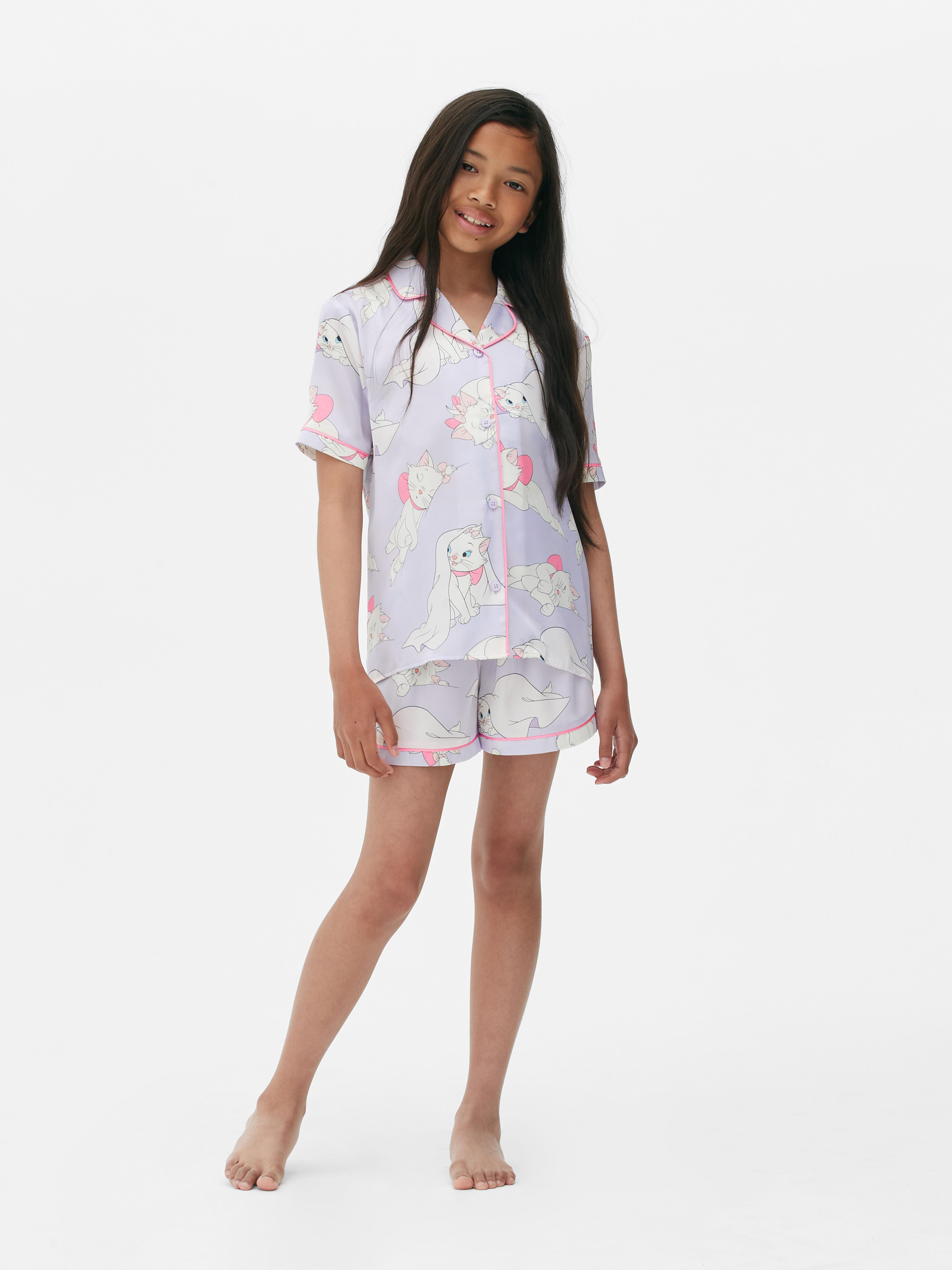 SWOMOG Pigiama In Raso Di Seta Per Donna – 2 Pezzi Manica Corta, Colletto Camicia, Bianco, Taglia XXL