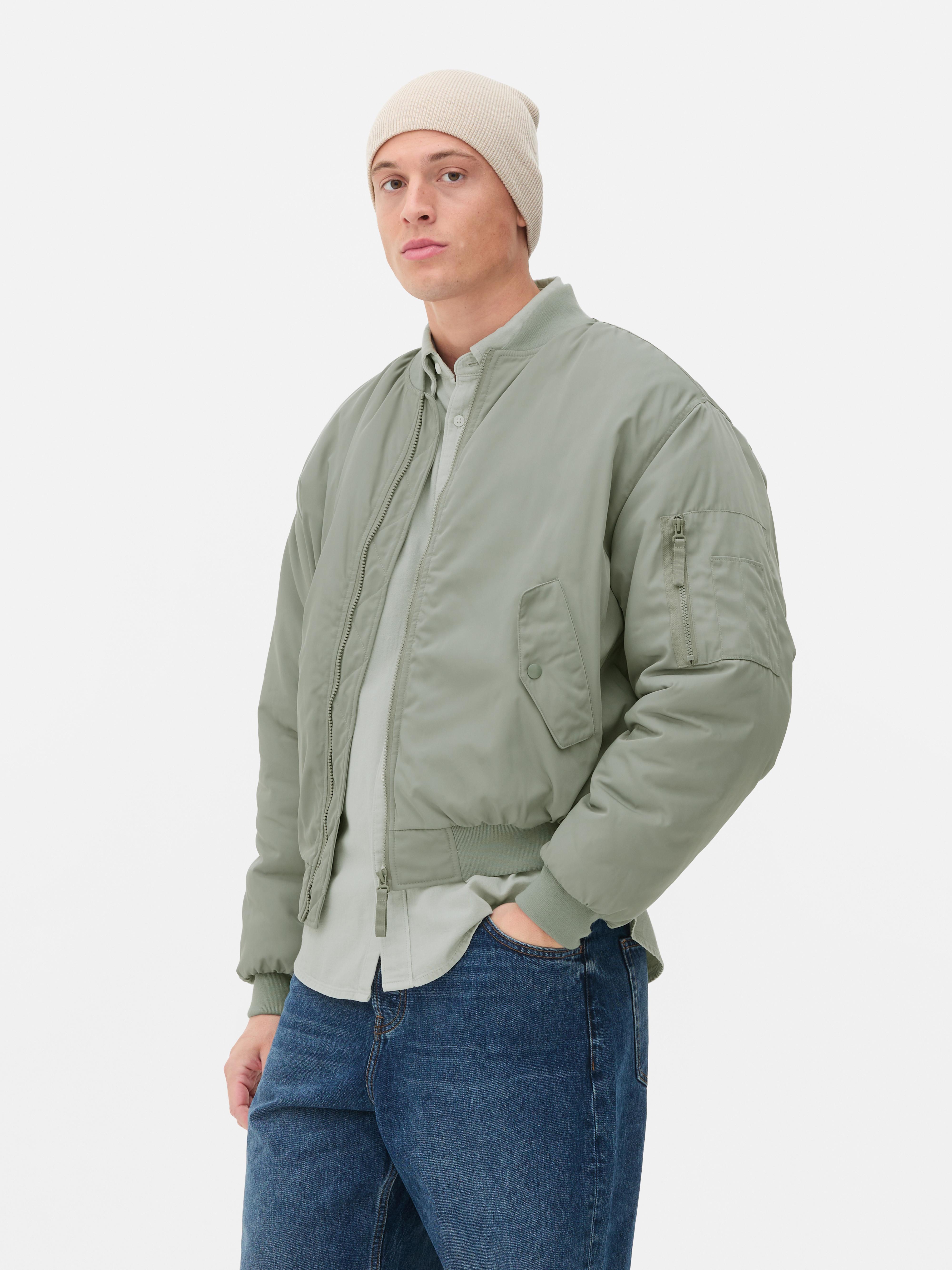 Men's Khaki Classic Bomber Jacket | Penneys