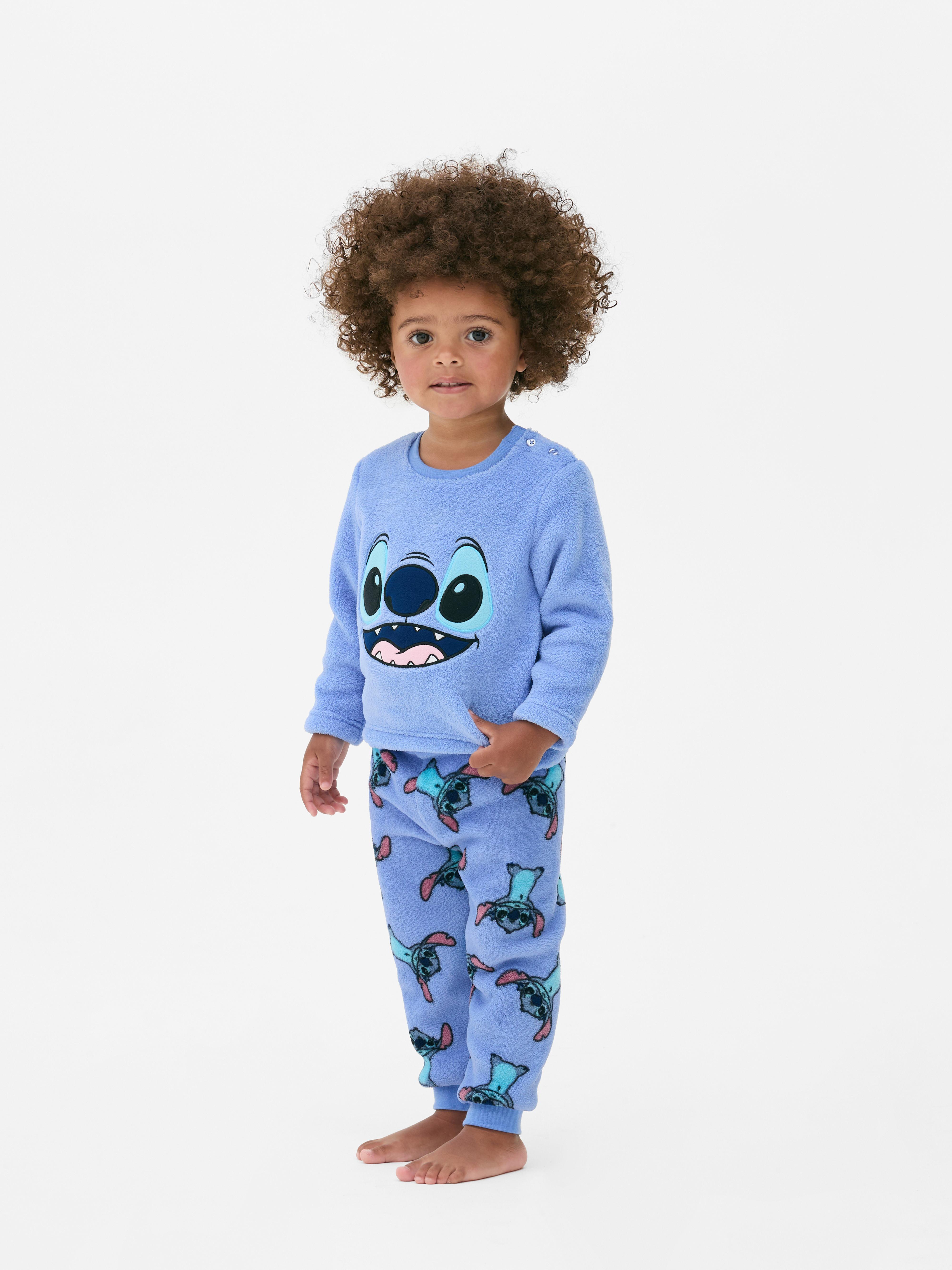 Baby Girls Blue Disney s Stitch Soft Touch Pyjama Set Primark