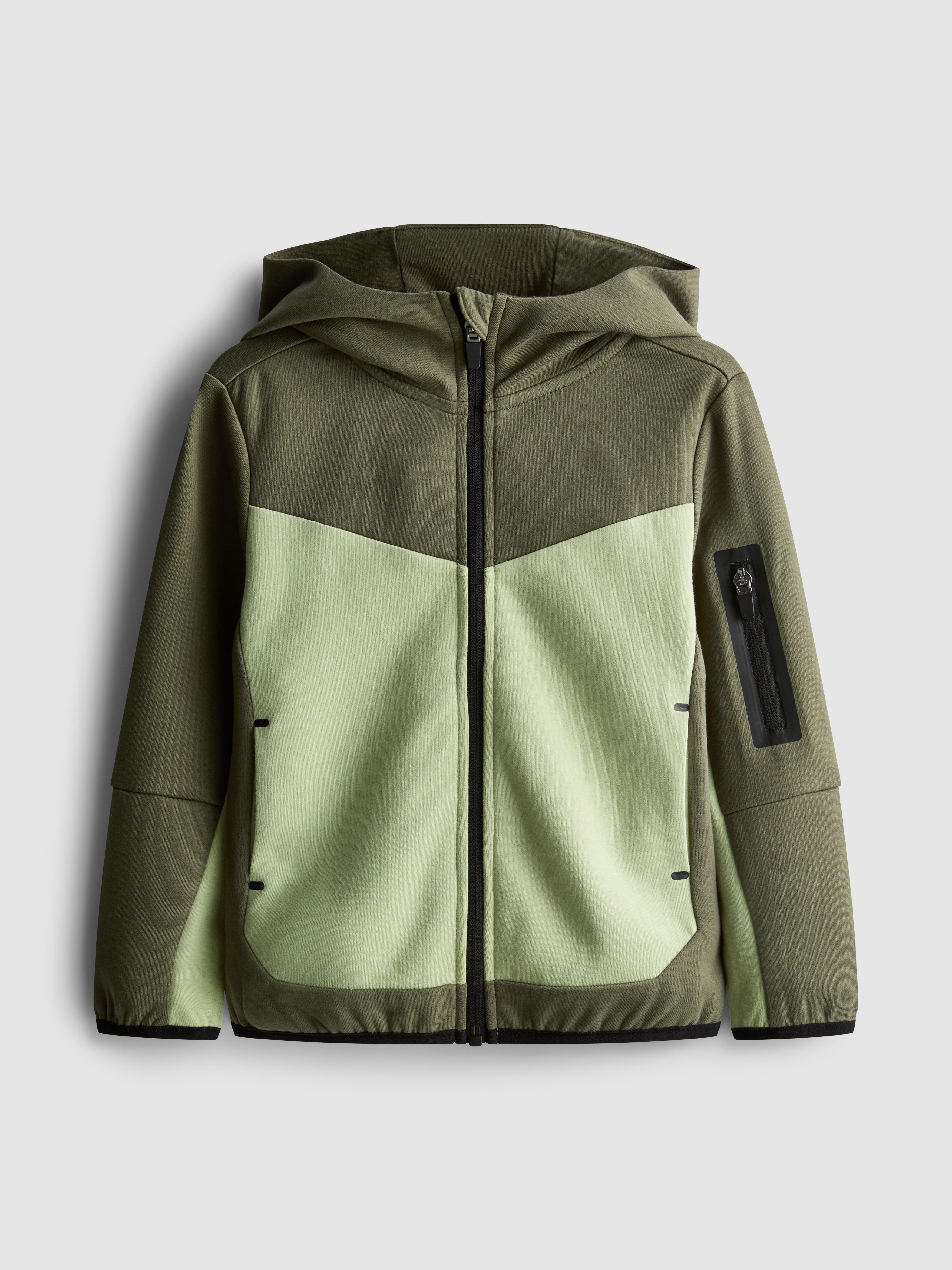 Co-ord Bonded Zip-Up Hoodie