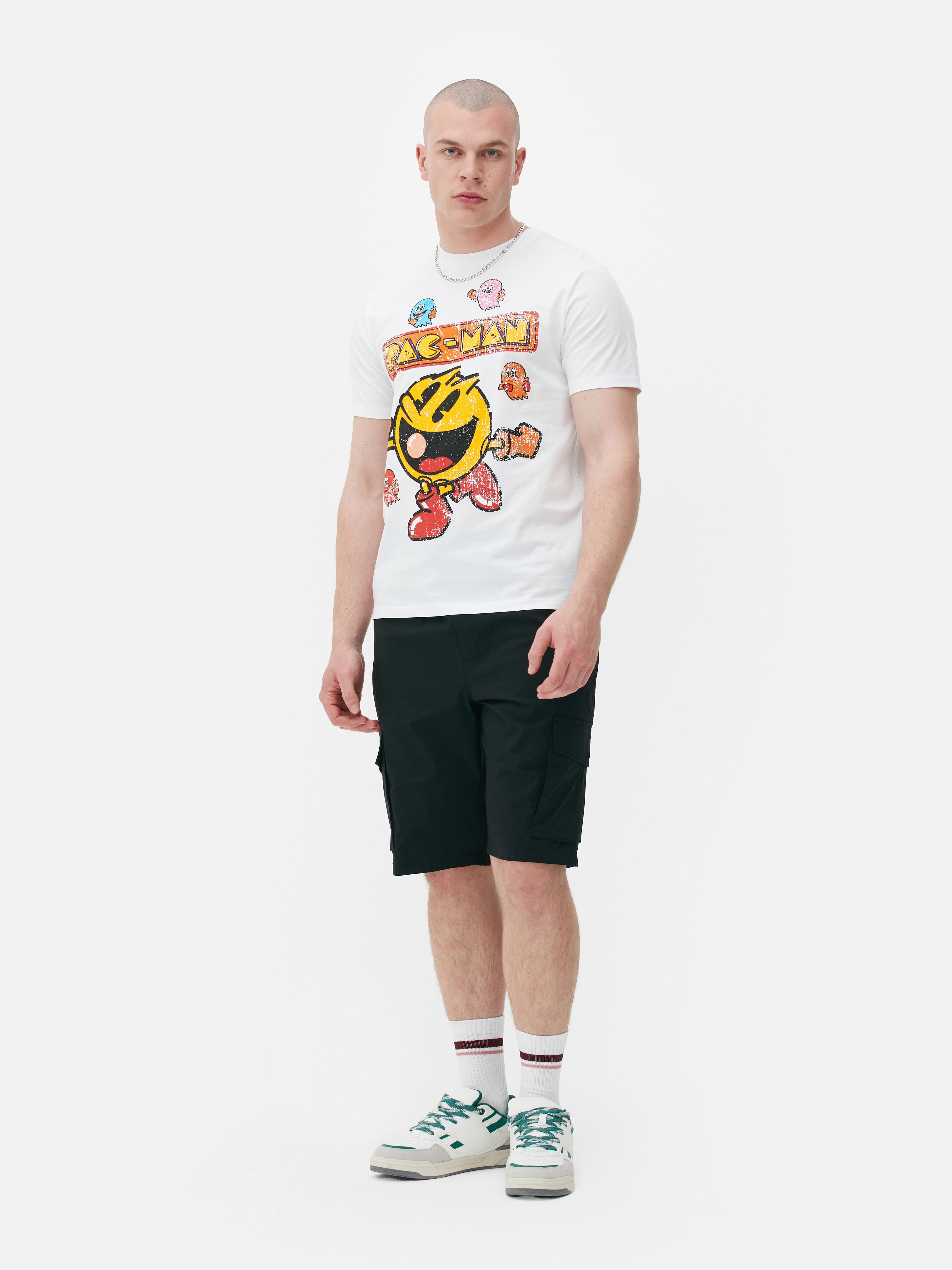 T-shirt z nadrukiem Pac-Man