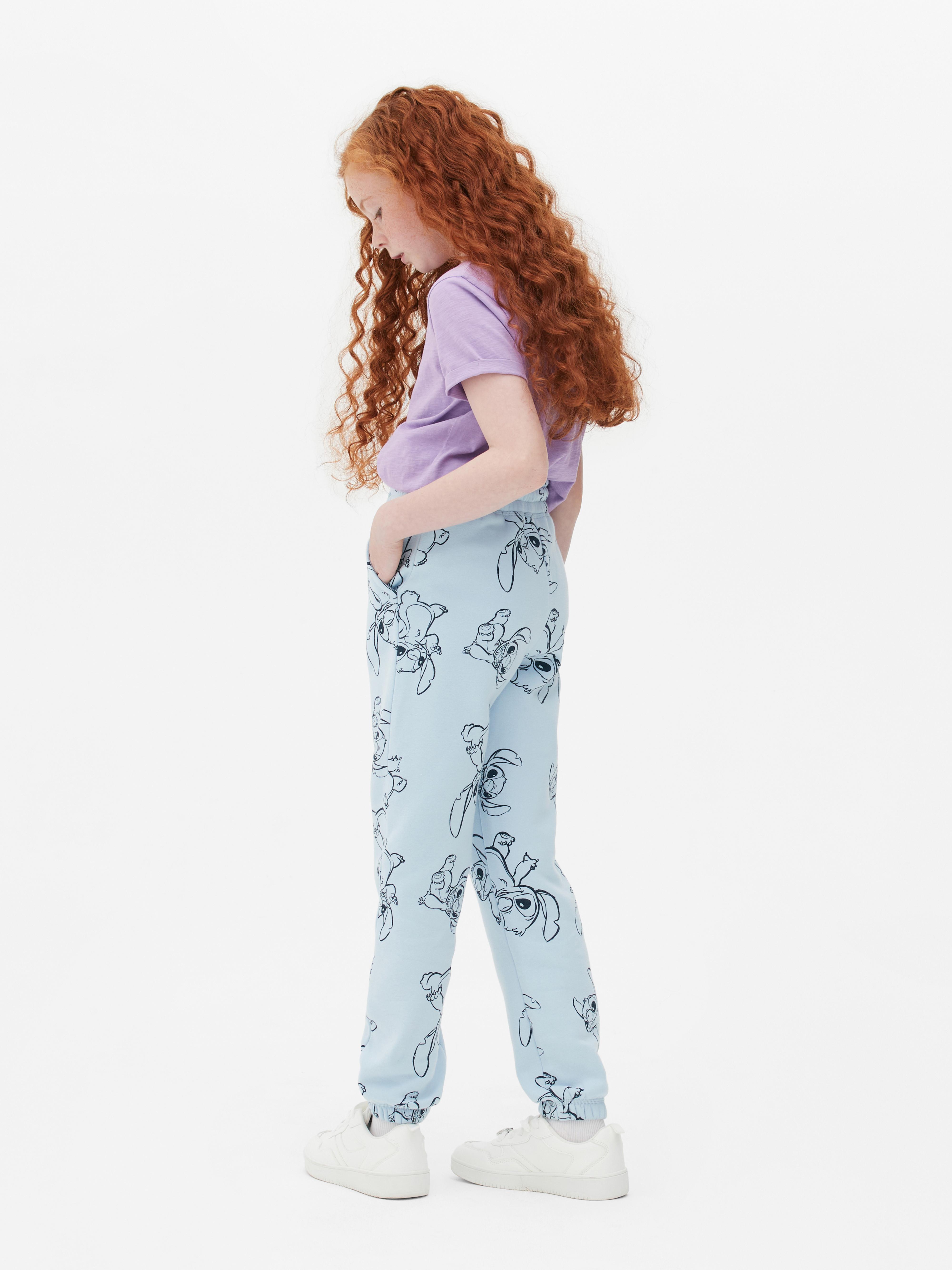 „disney Lilo And Stitch“ Jogginghose Mit Tunnelzug Blau Mädchen Primark