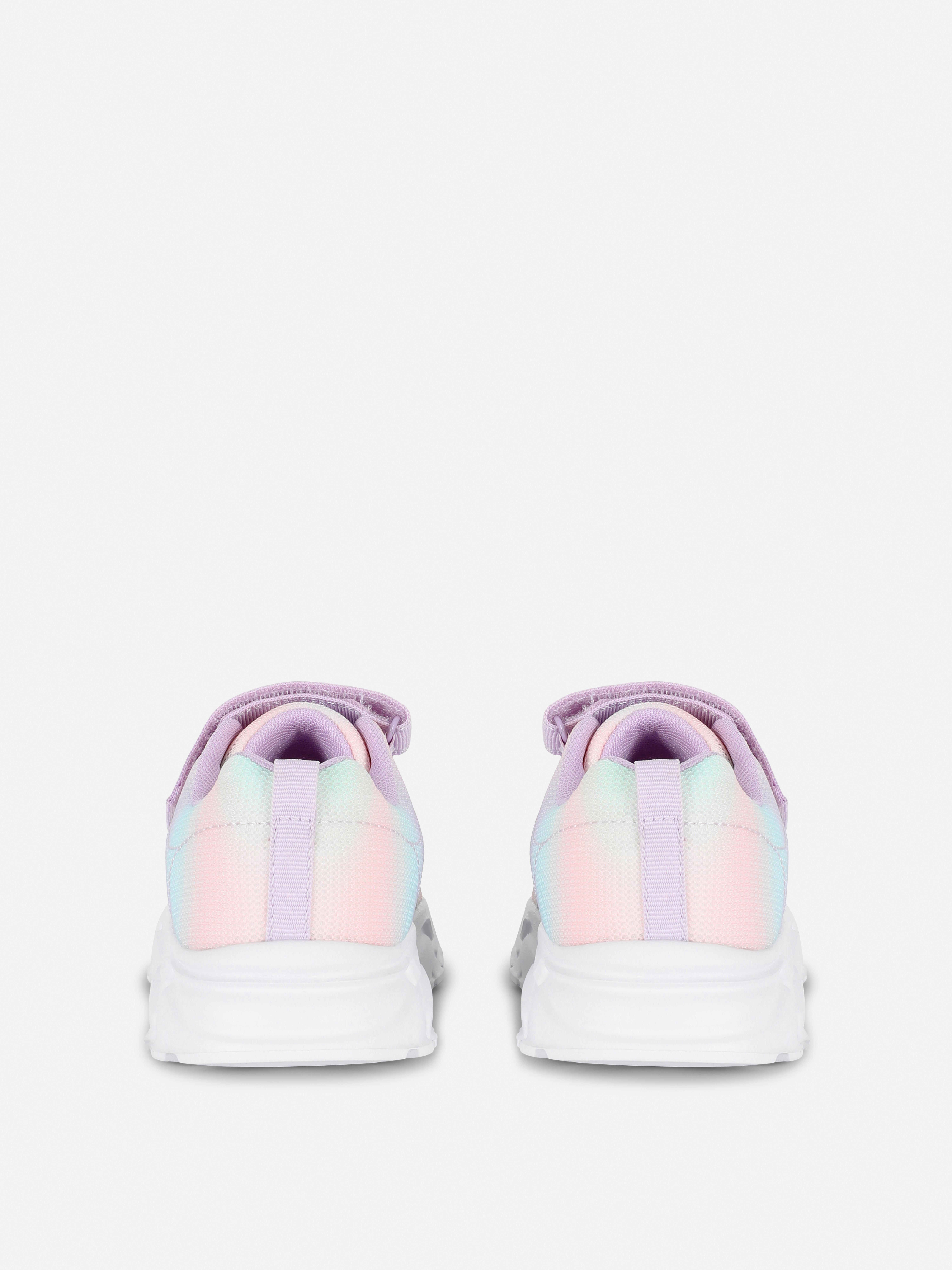 Scarpe da ginnastica ombré con suola spessa