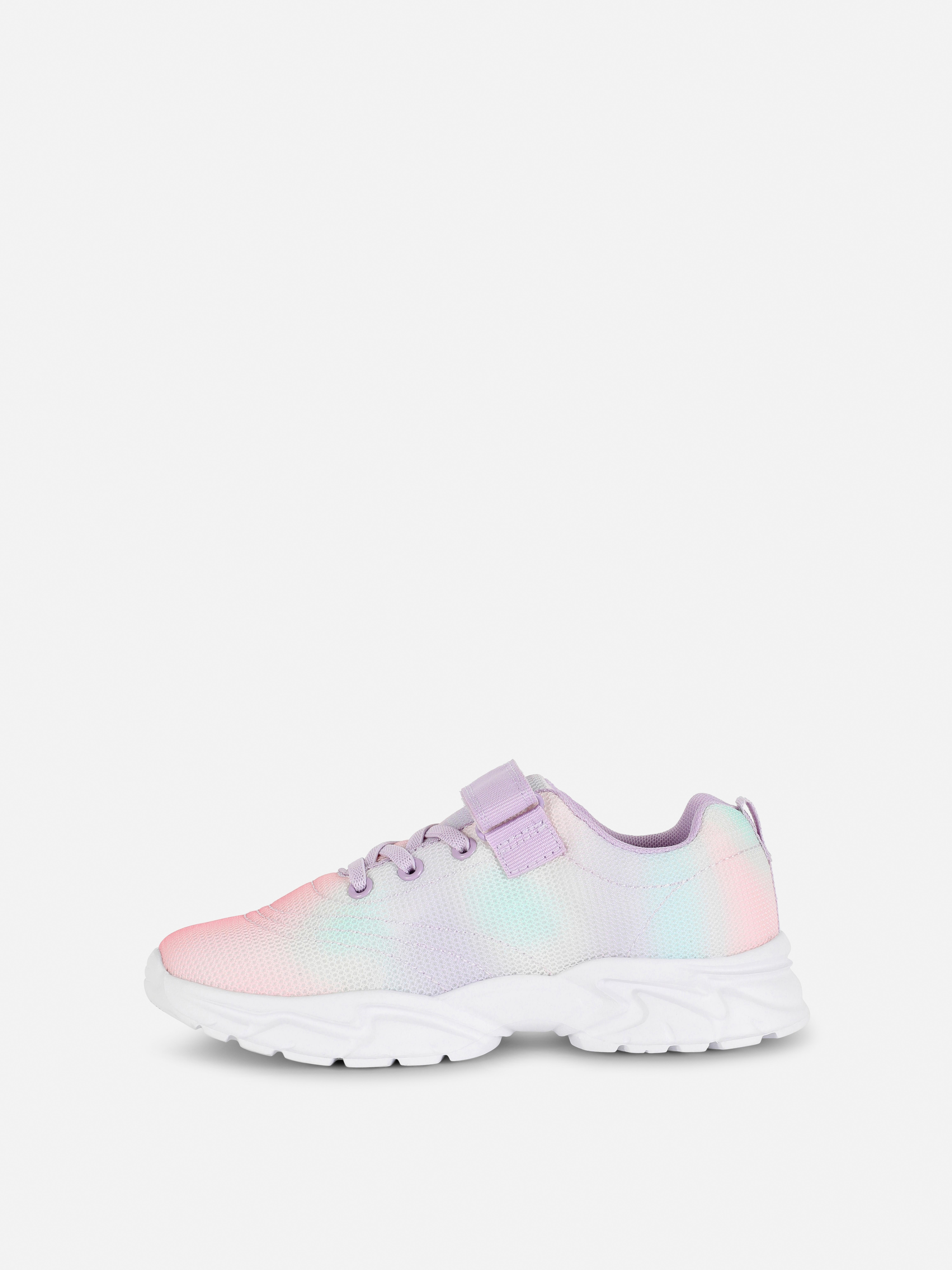 Scarpe da ginnastica ombré con suola spessa