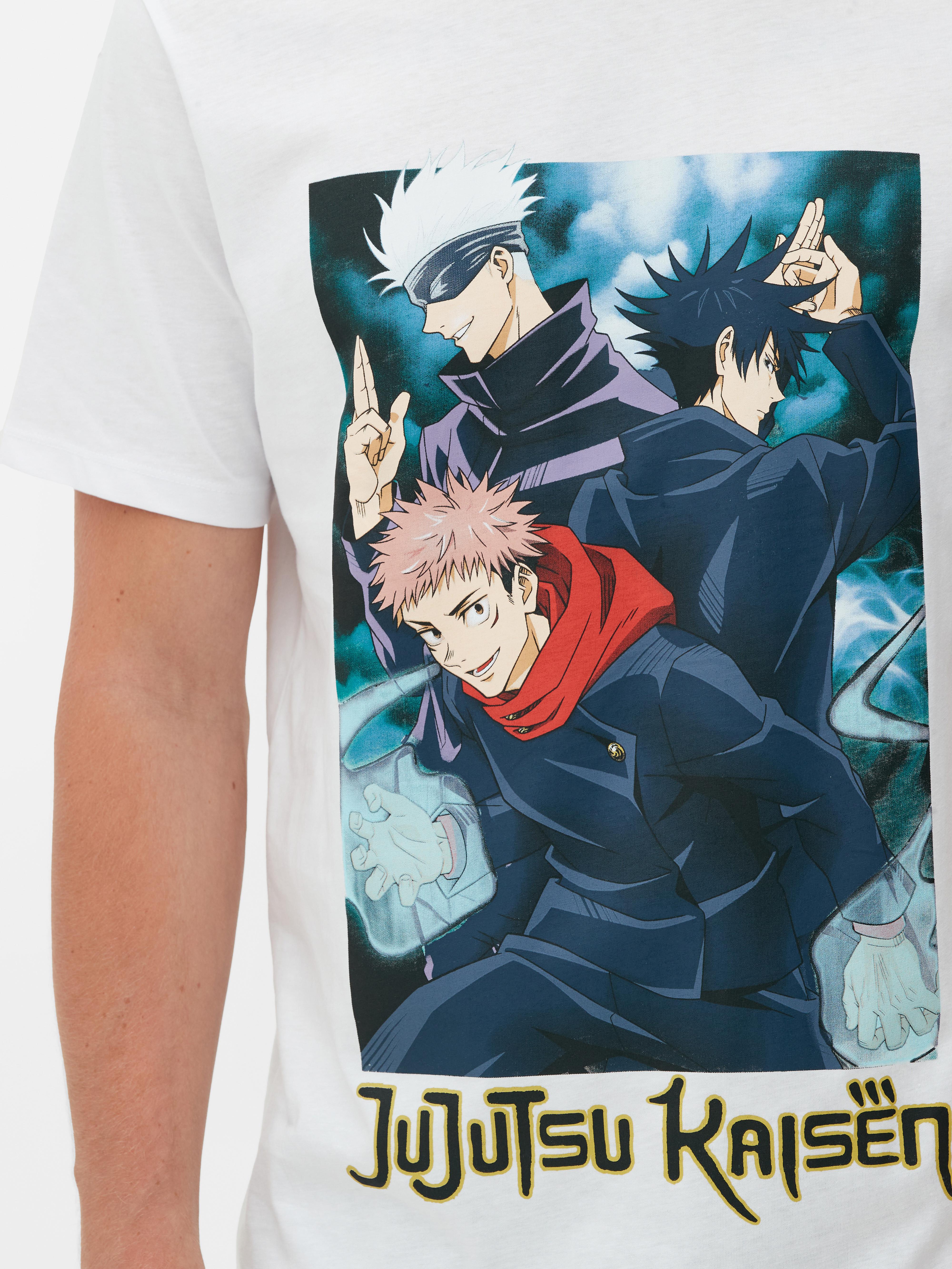 T-shirt gráfica Jujutsu Kaisen - Branco - Homem | Primark