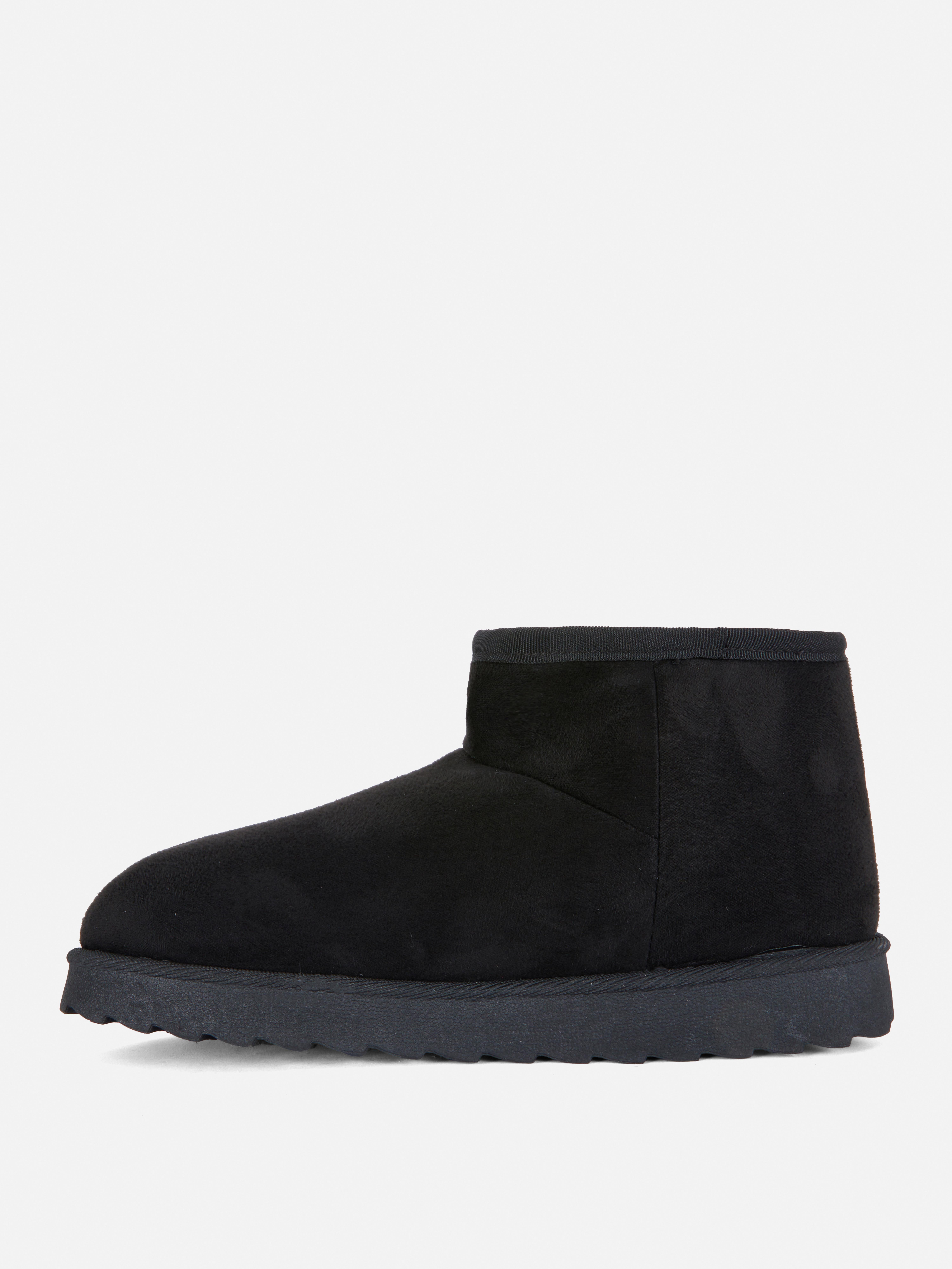 Botins imitação camurça