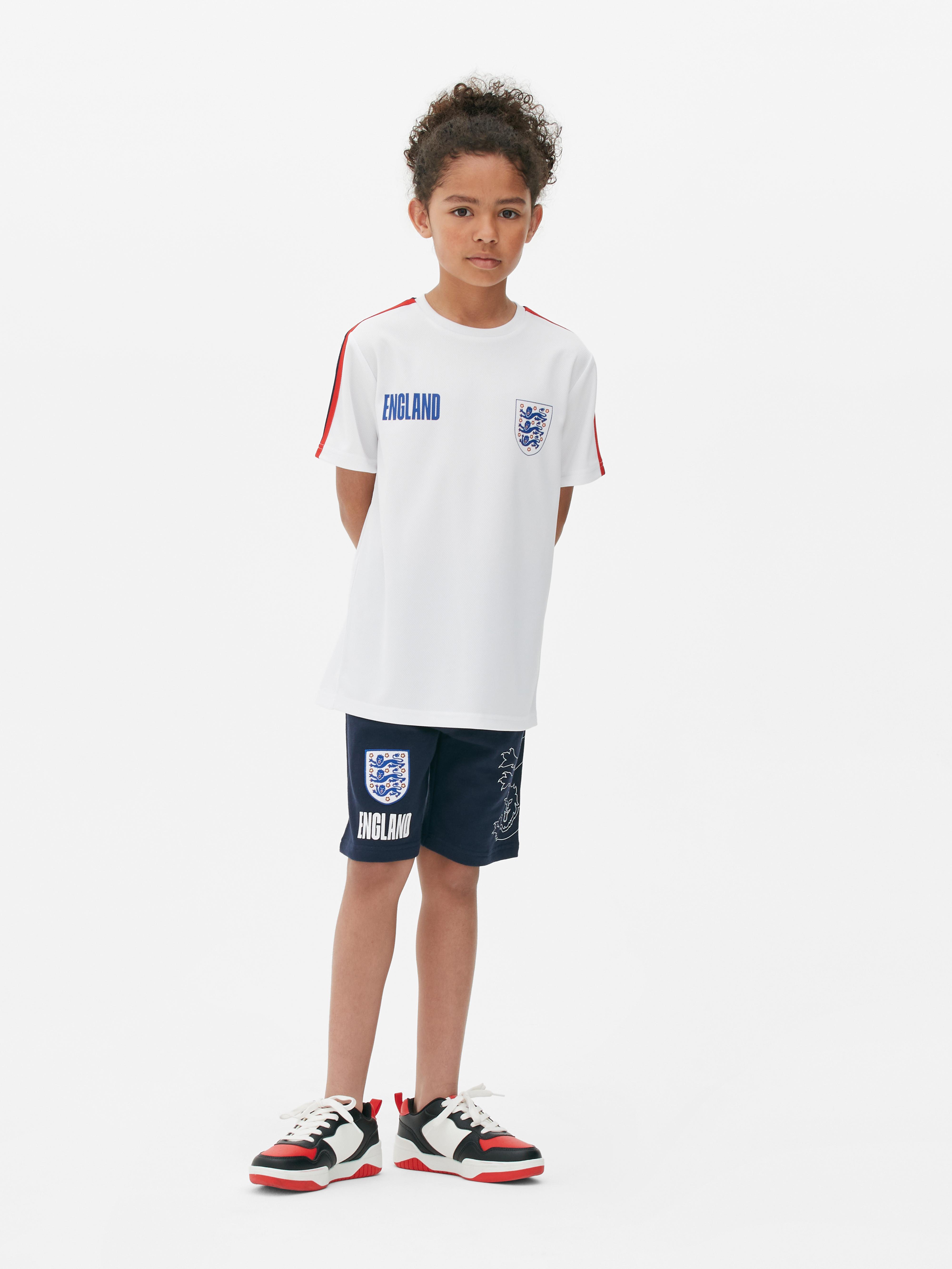 Boys White Older Child England Football T shirt Primark