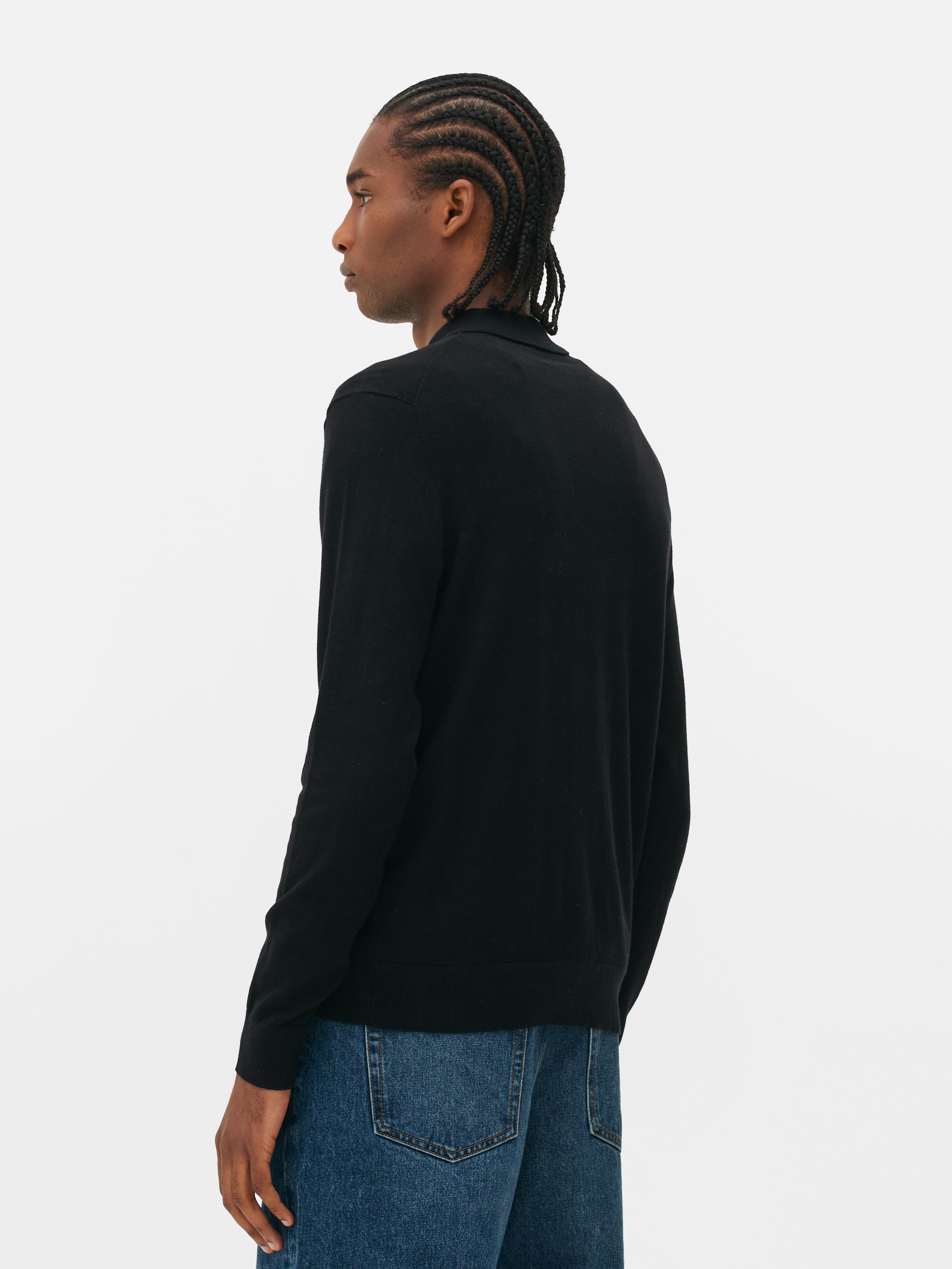 Polo negro hombre primark hotsell