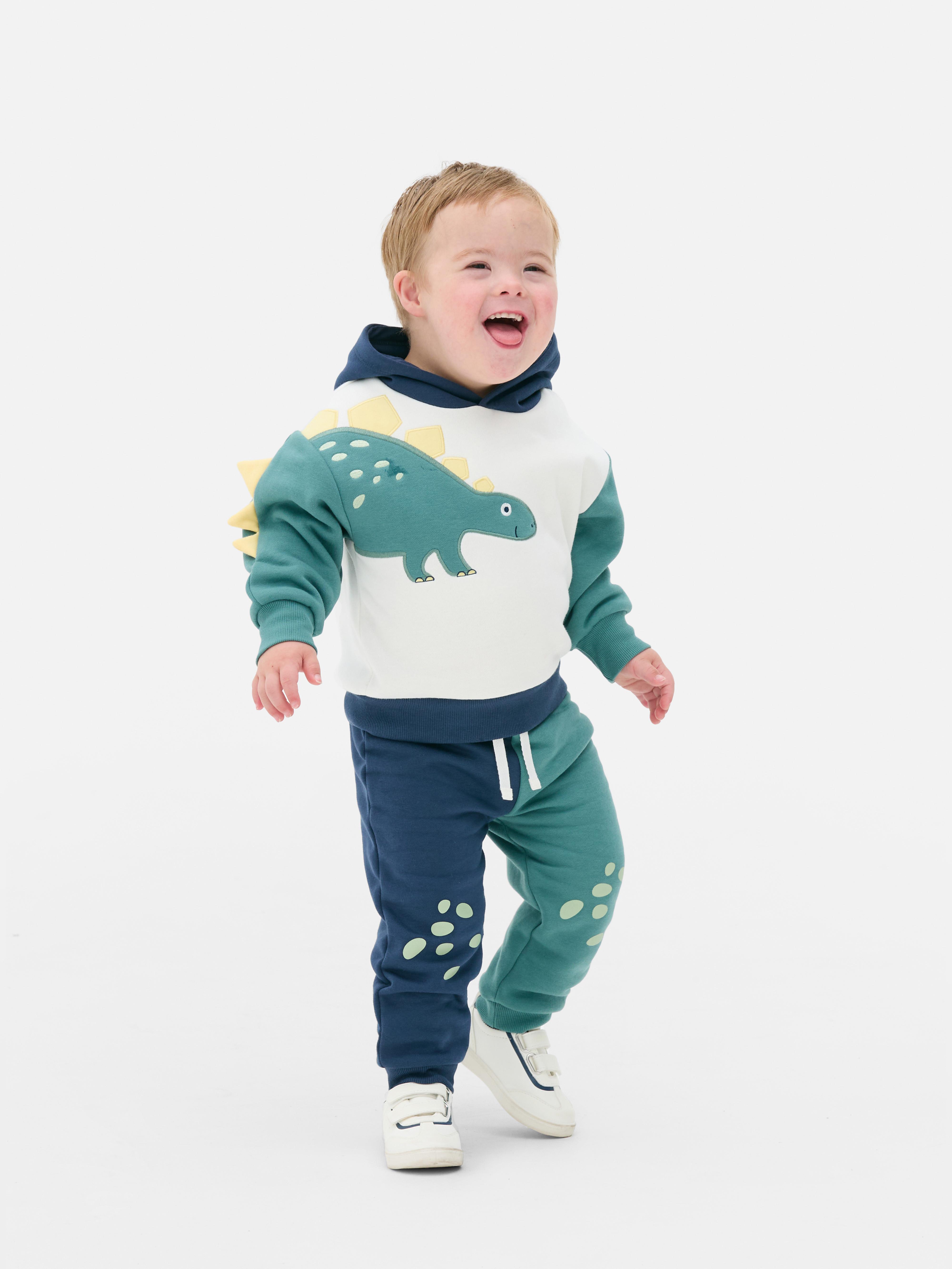 Baby Boys Multi Co ord Dinosaur Hoodie and Joggers Set Primark