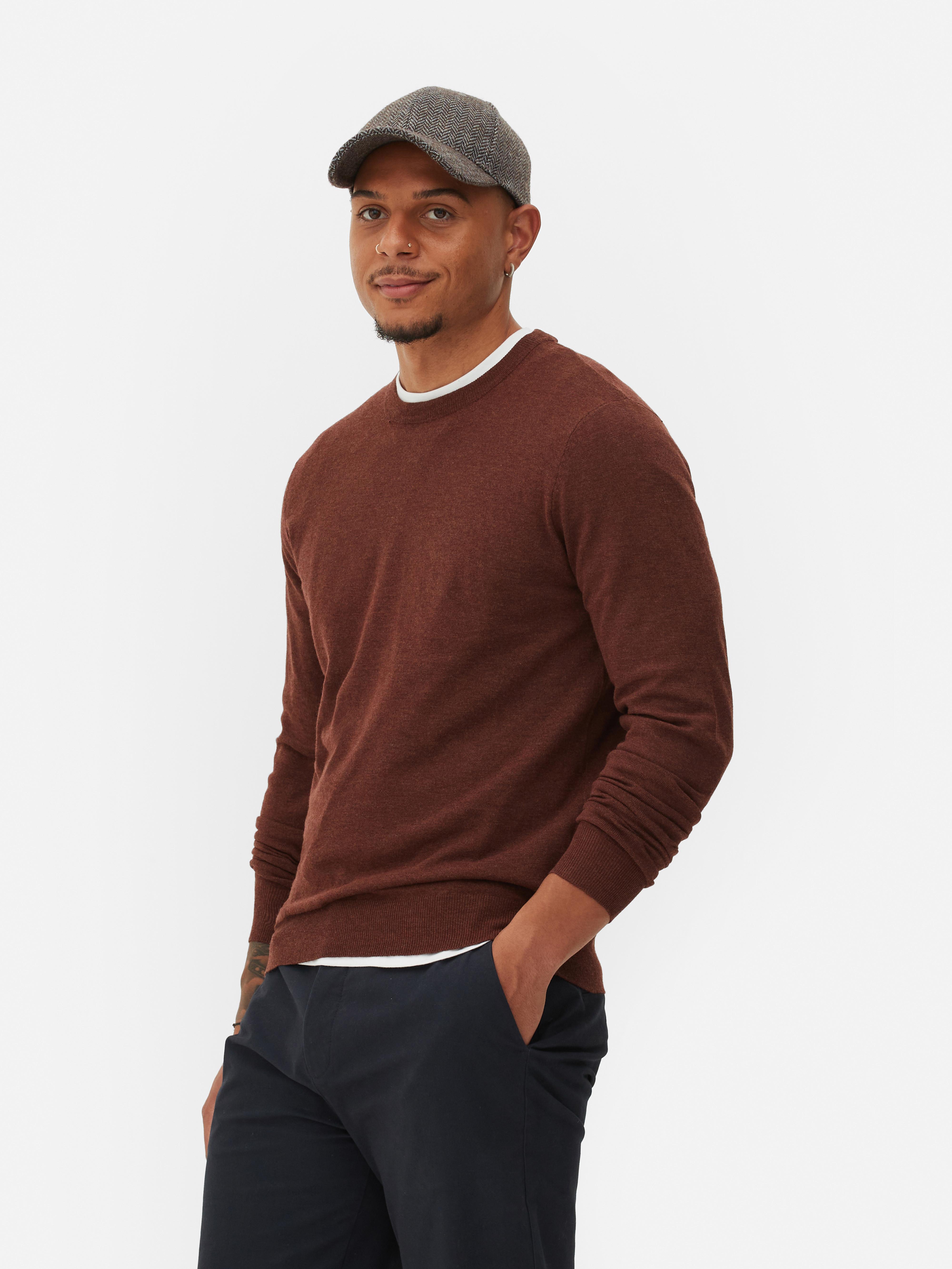 Men's Crew Neck Jumpers | Essential Crew Neck Jumpers | Primark