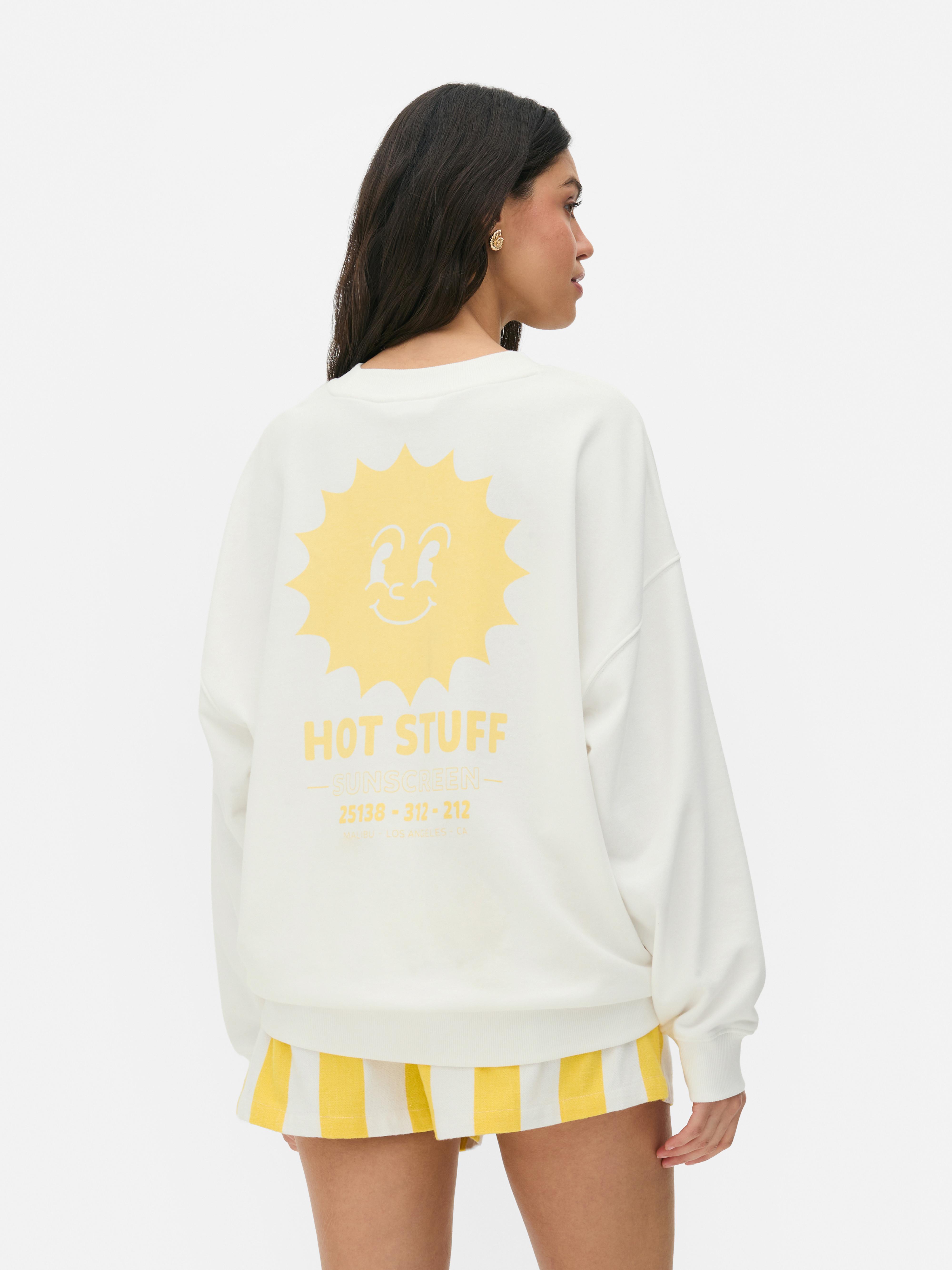 Bluza oversize z nadrukiem