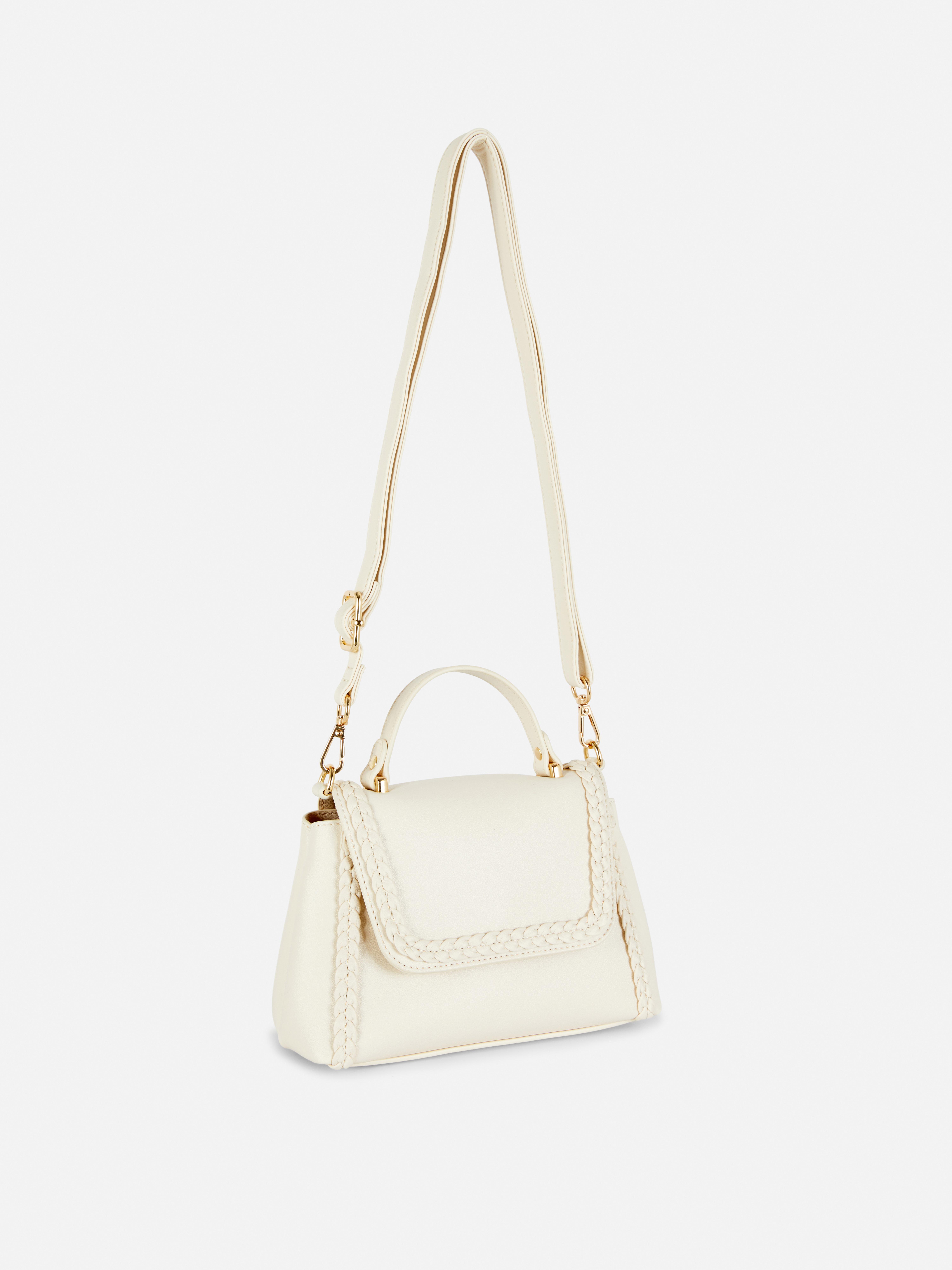 Umhängetasche mit Flechtdetails - Ecrufarben - Damen | Primark 