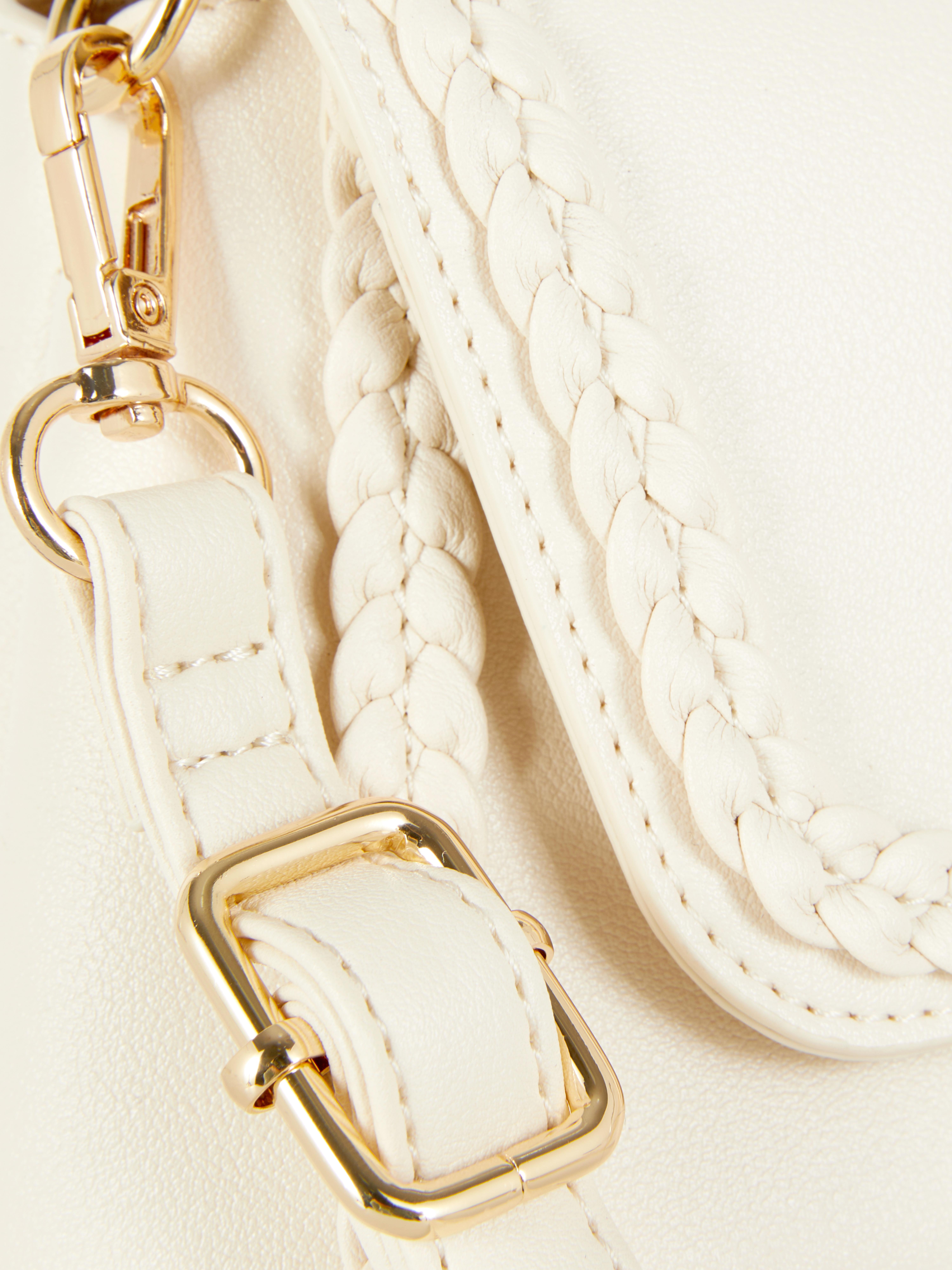 Umhängetasche mit Flechtdetails - Ecrufarben - Damen | Primark 