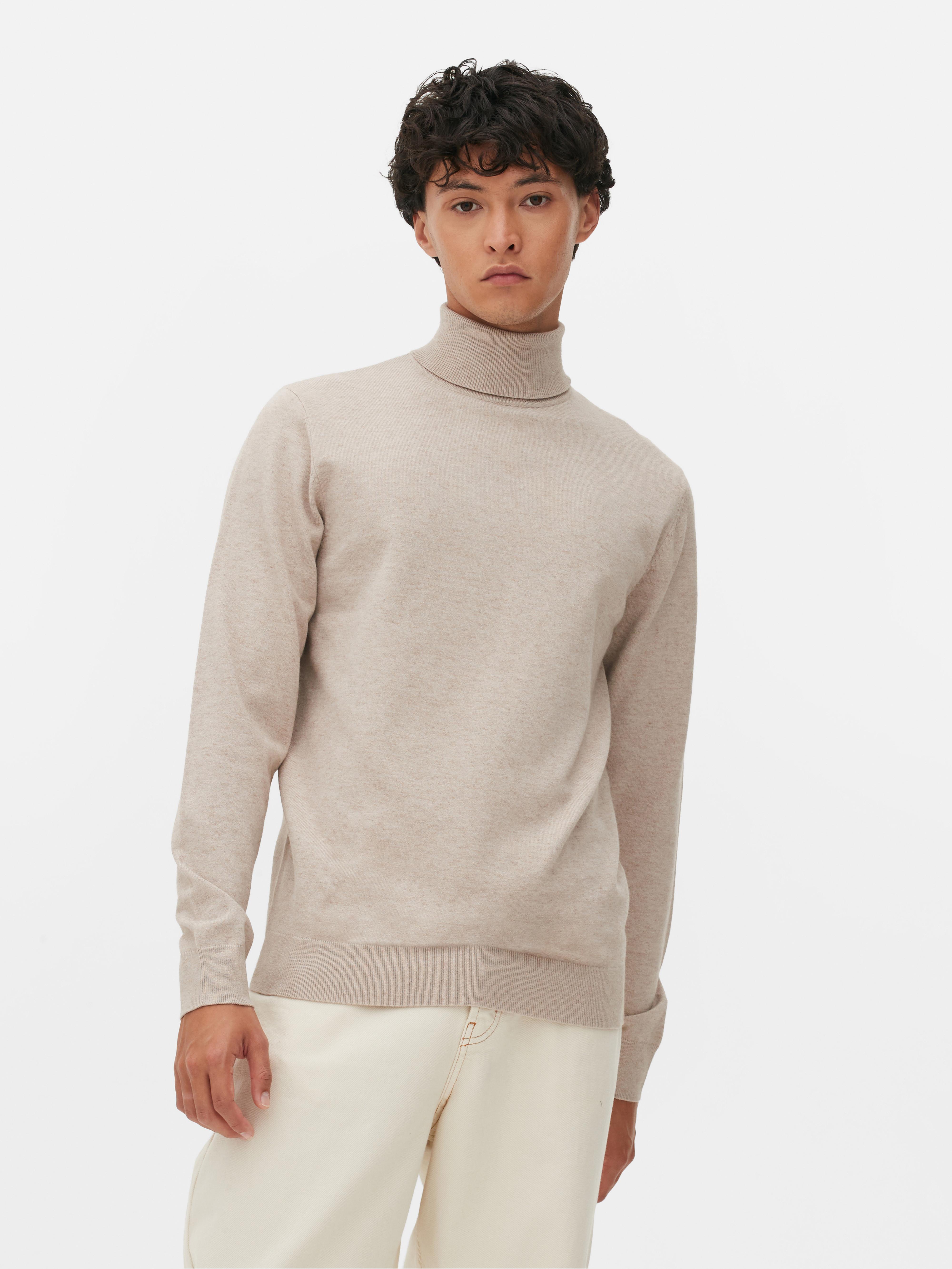 Fine knit roll neck online