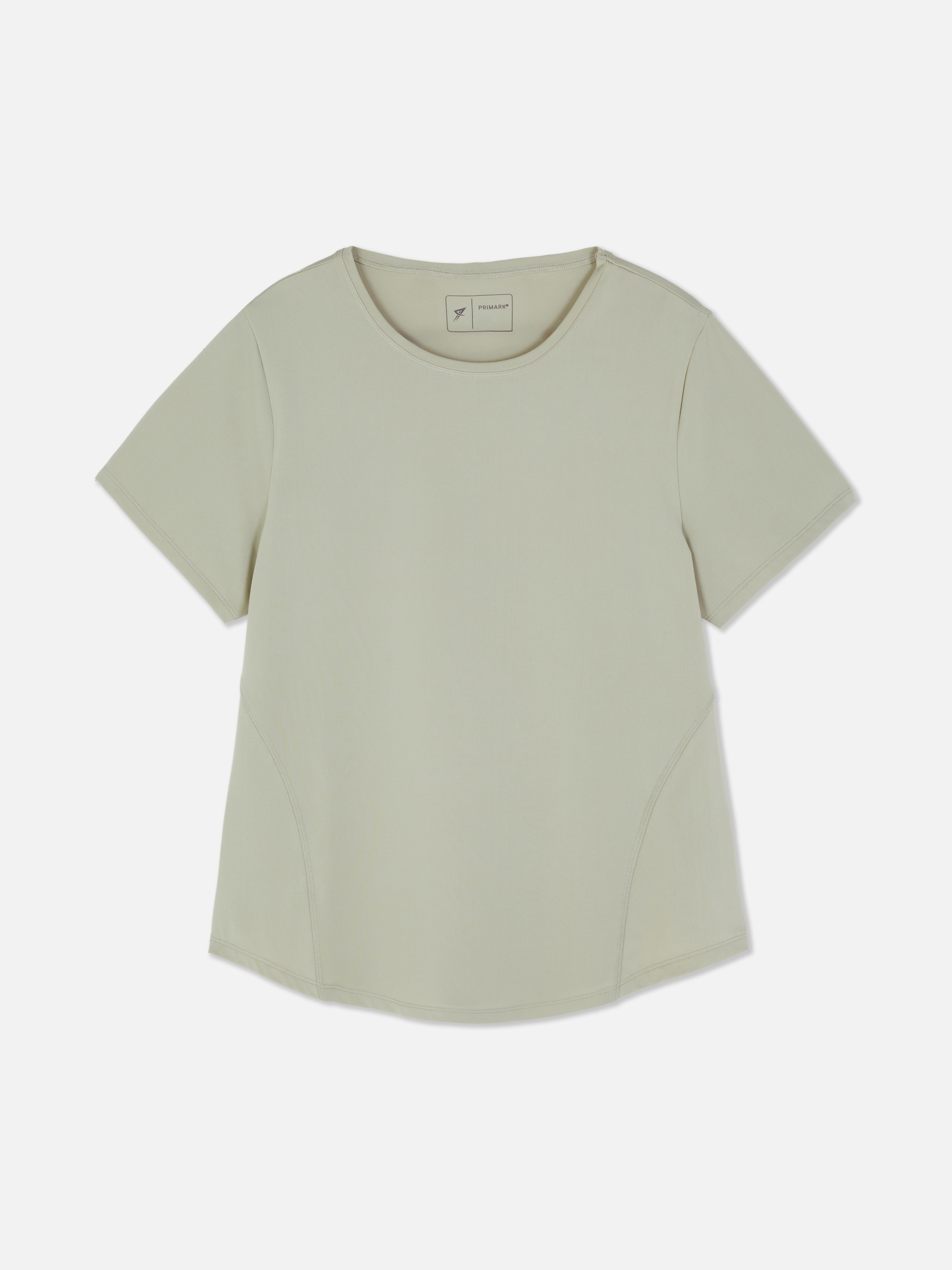 Camiseta deportiva de cuello redondo