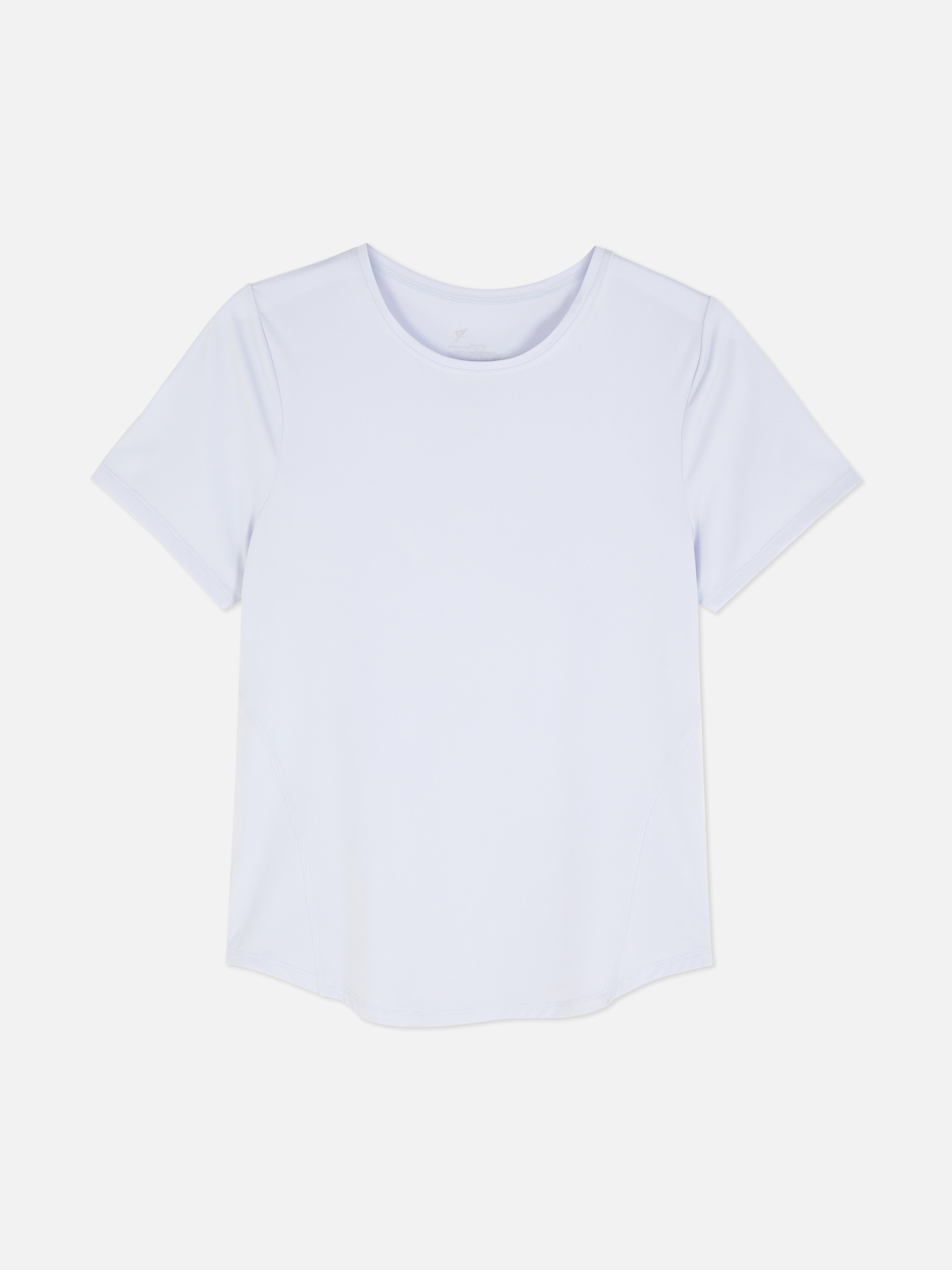 Camiseta deportiva de cuello redondo