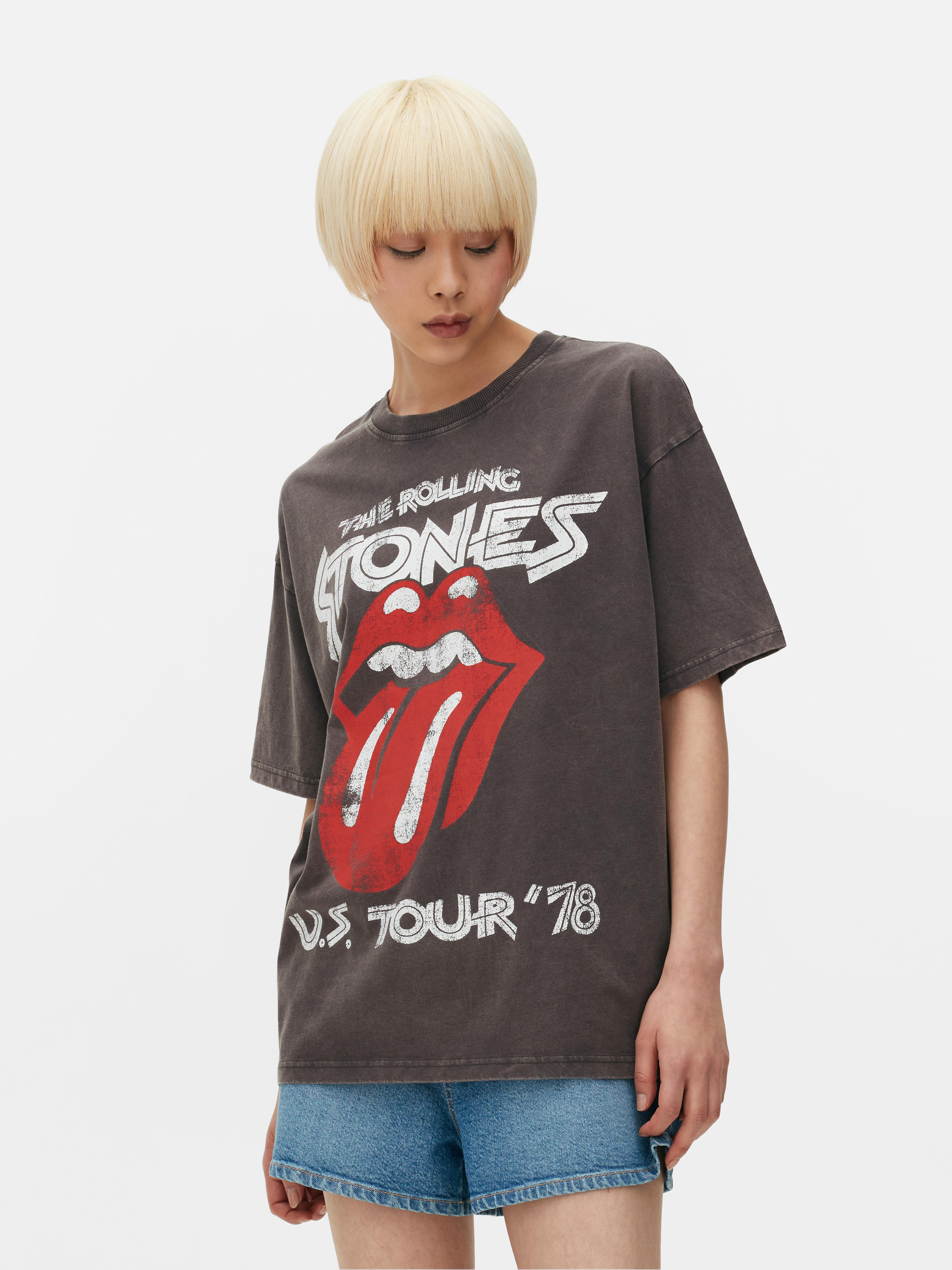 Camiseta rolling stones mujer primark on sale