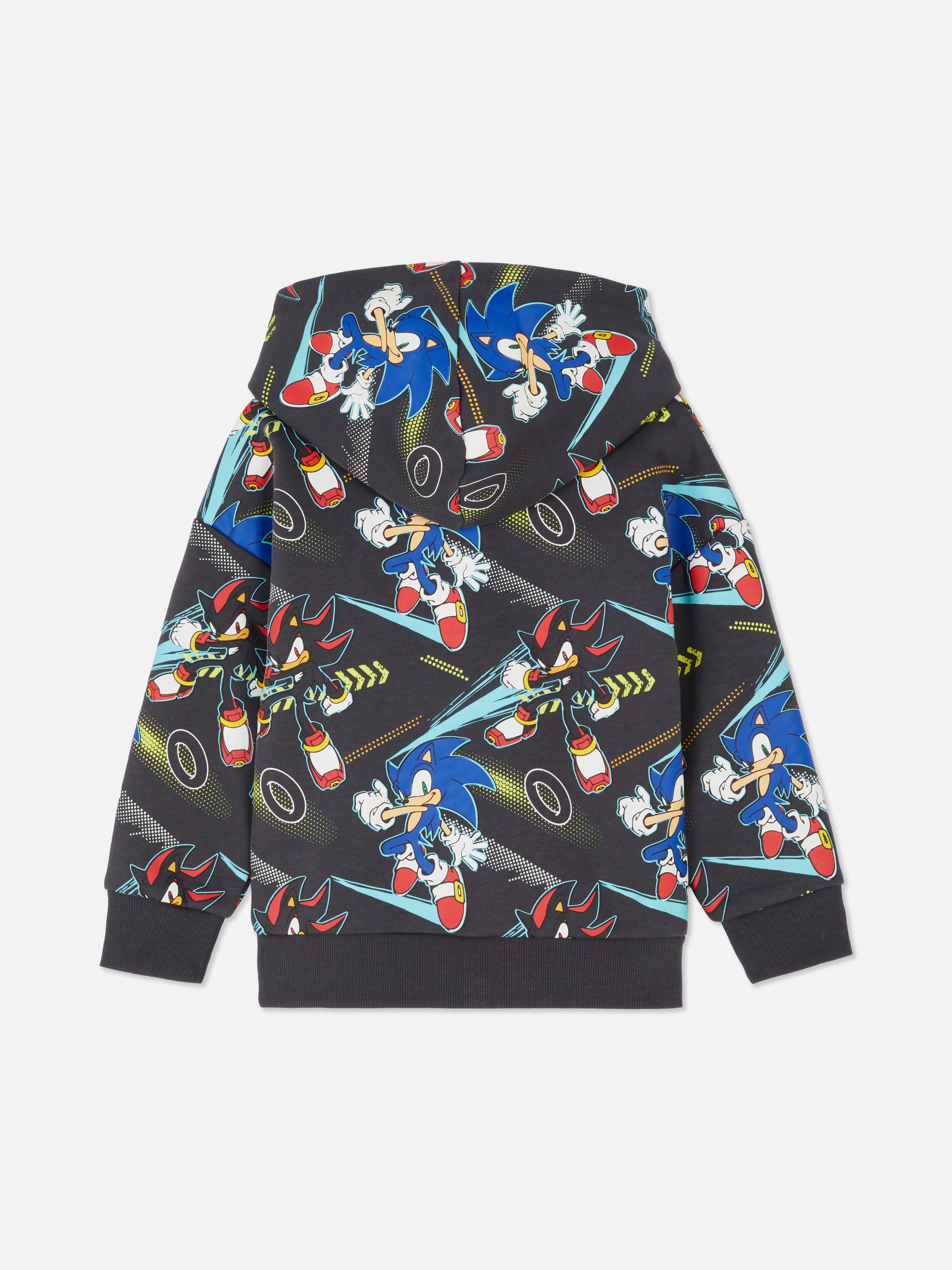 Hoodie Sonic The Hedgehog Donkergrijs Jongens Primark