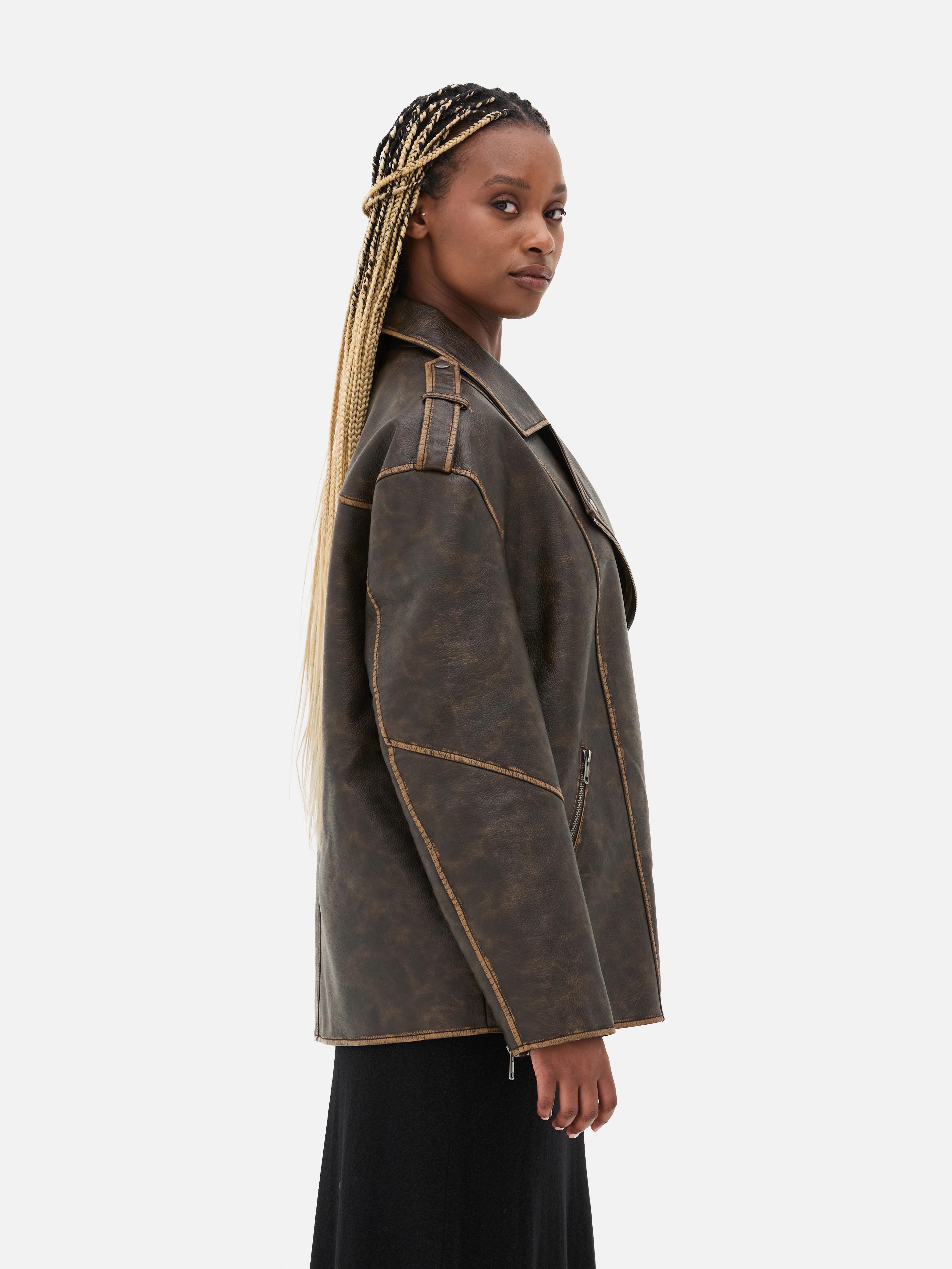 Veste motard oversize hotsell