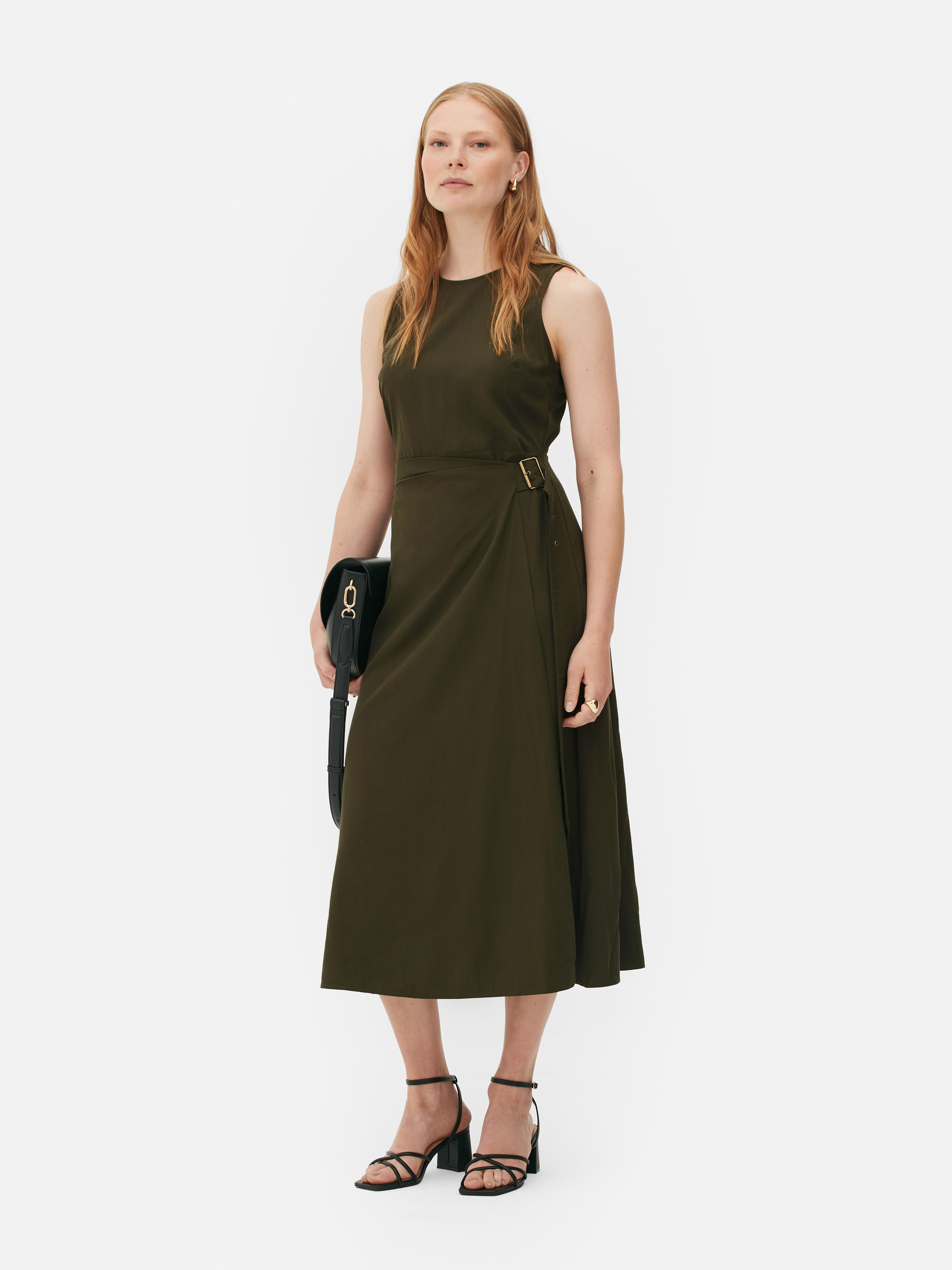 Vestido sin mangas de estilo militar de The Edit - Color caqui - Mujer |  Primark