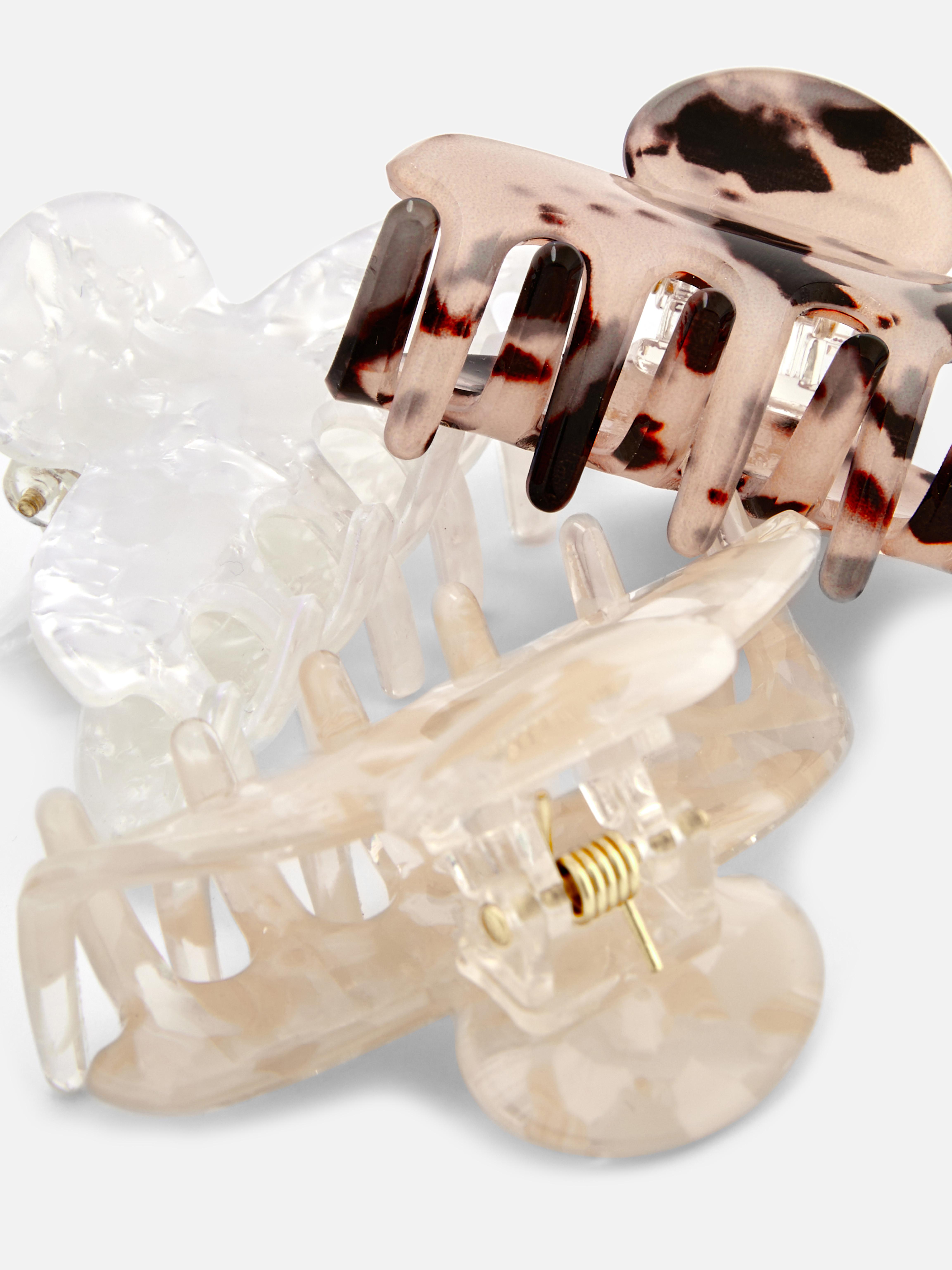 3 mini agrafe de păr mixte