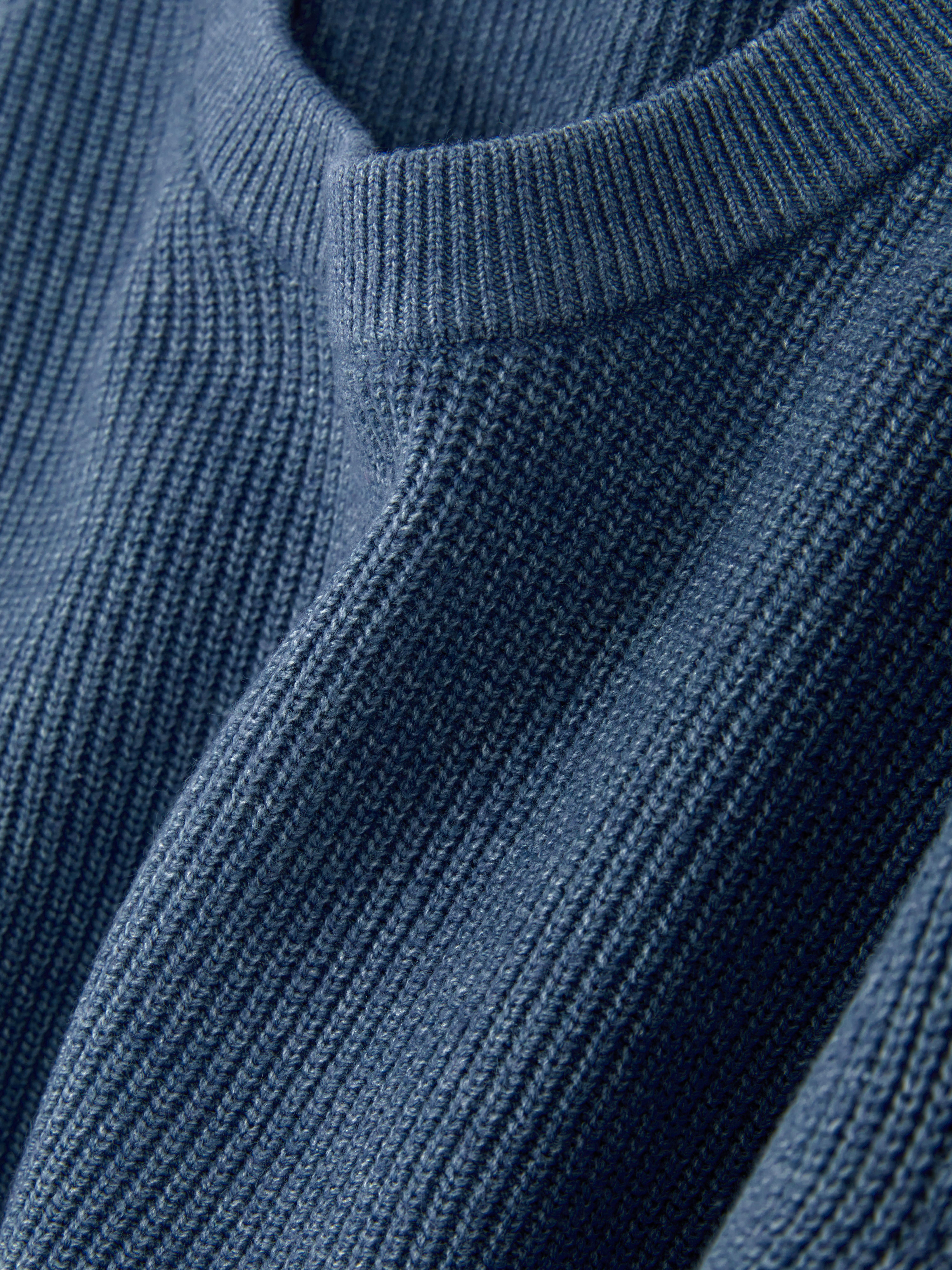 Ribbed Crew Neck Sweater