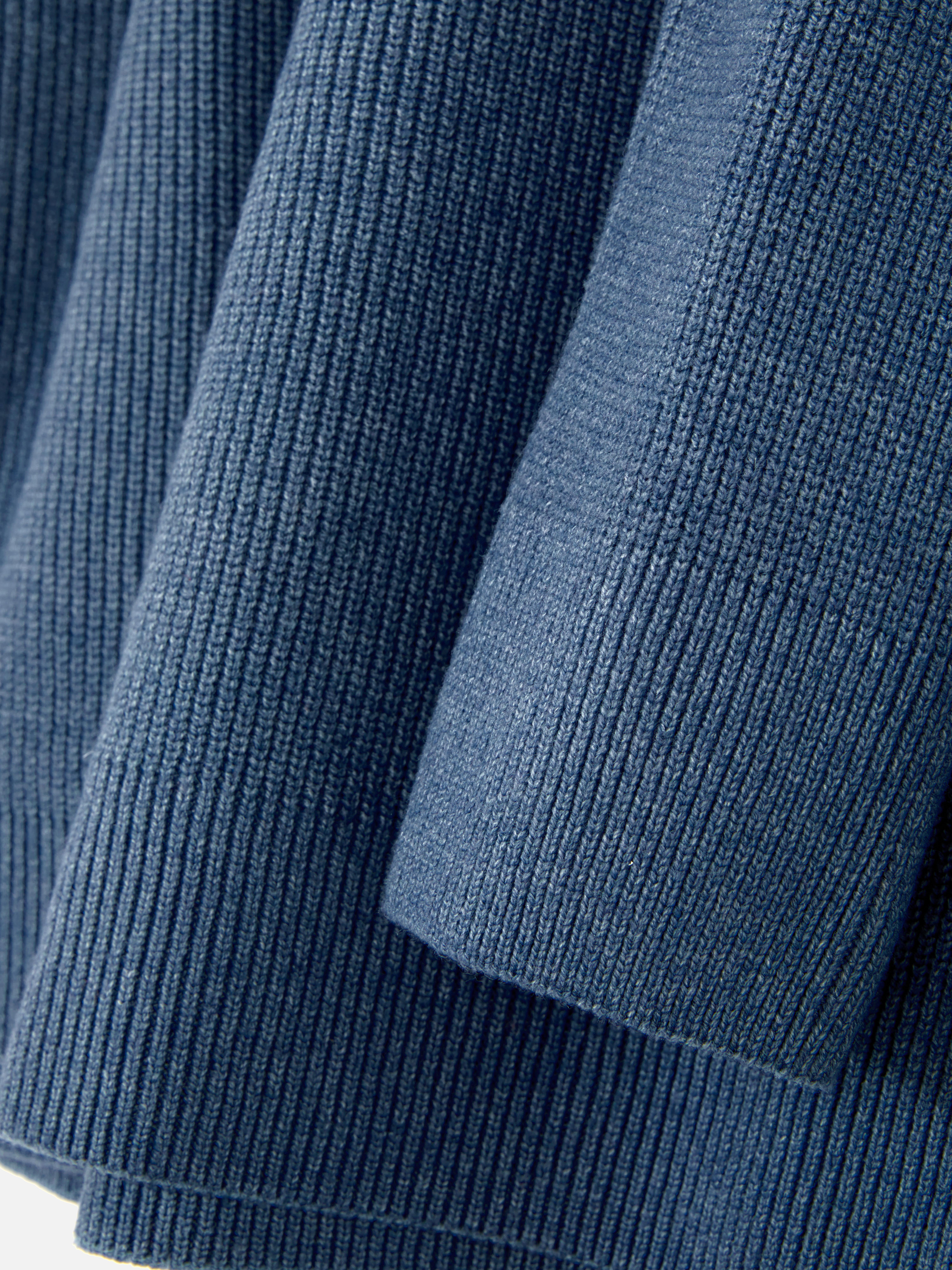 Ribbed Crew Neck Sweater