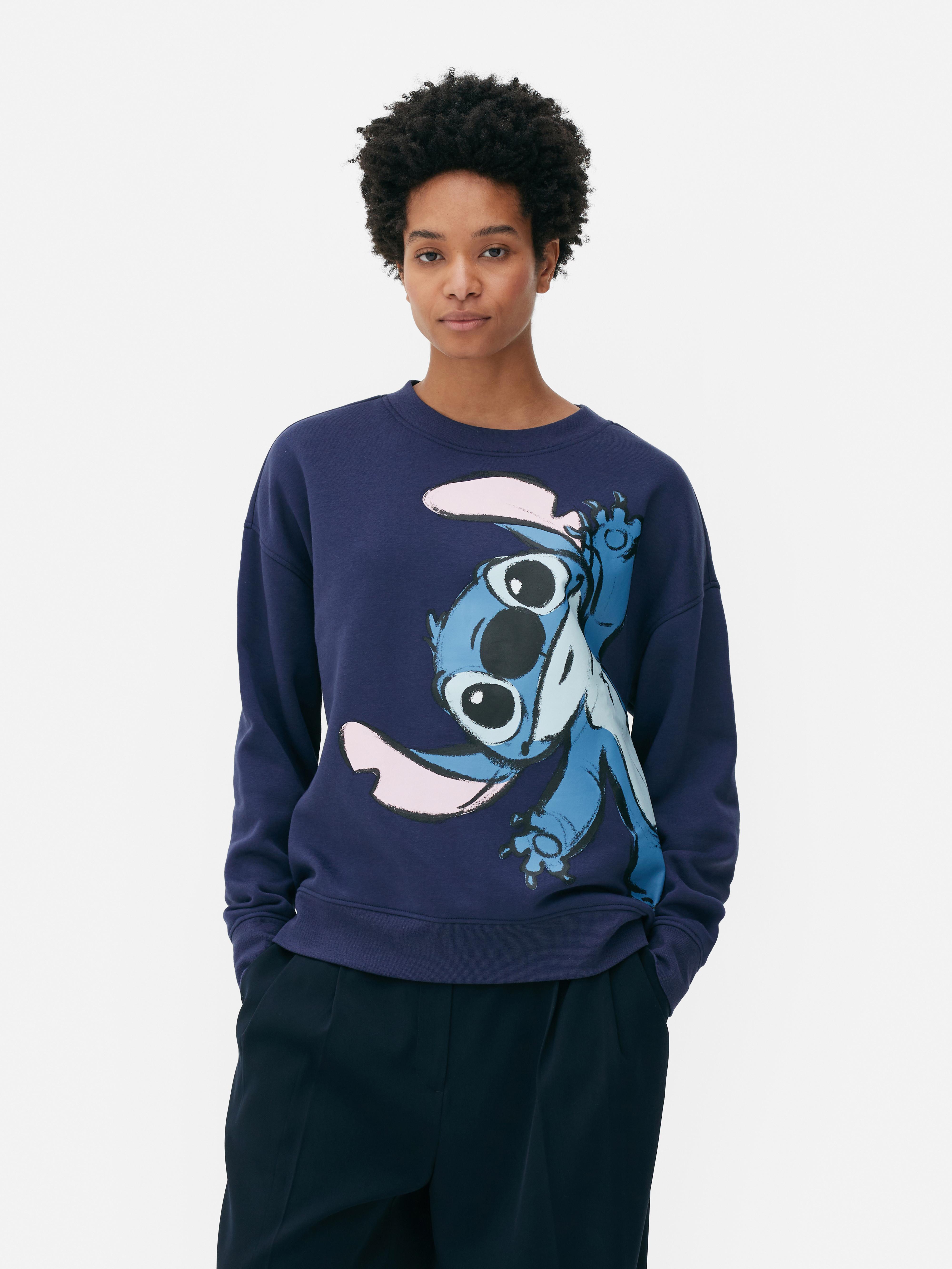 Womens Navy Disney s Stitch Slouchy Sweatshirt Primark