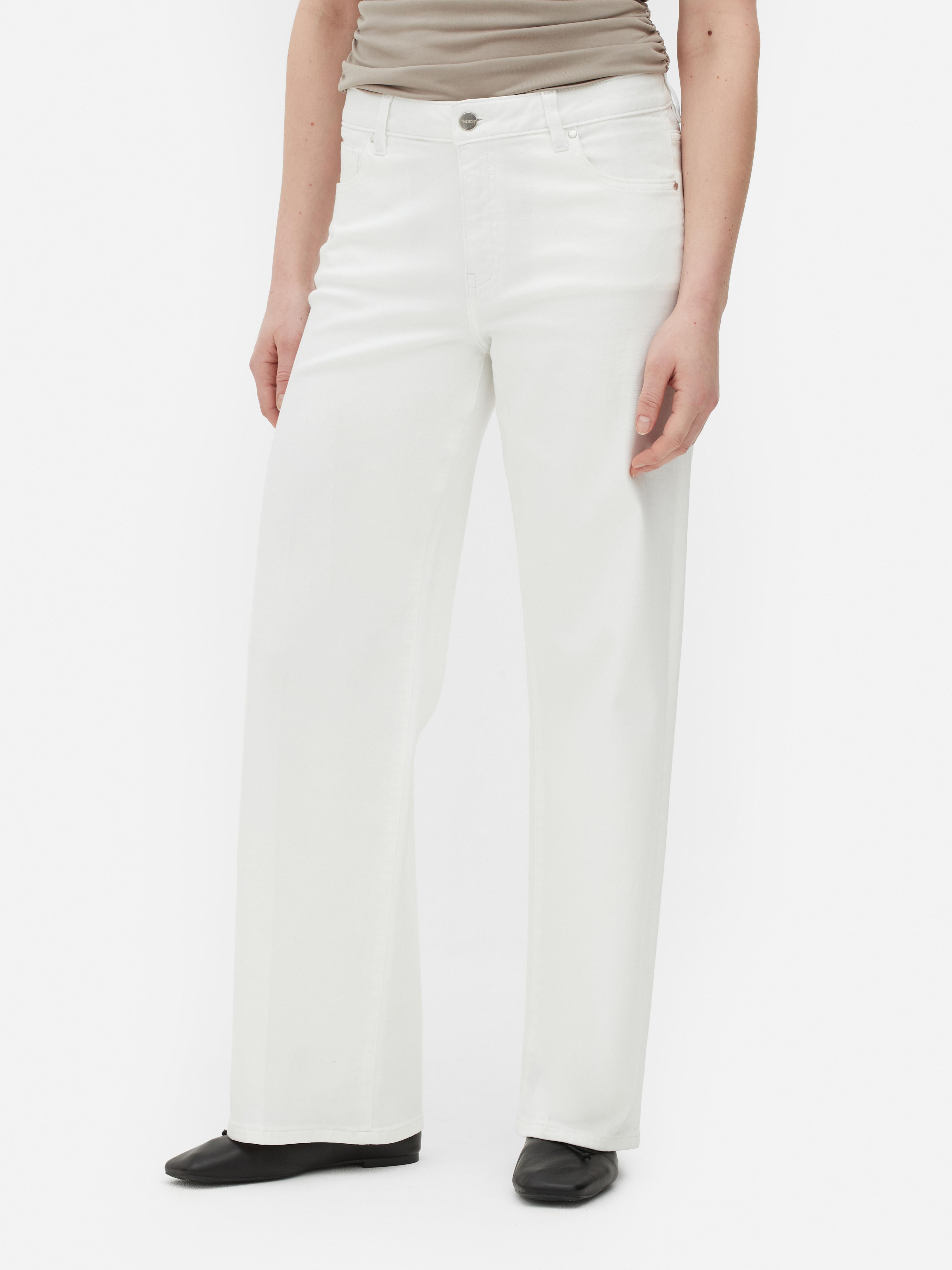 Womens White The Edit Straight Leg Jeans | Primark