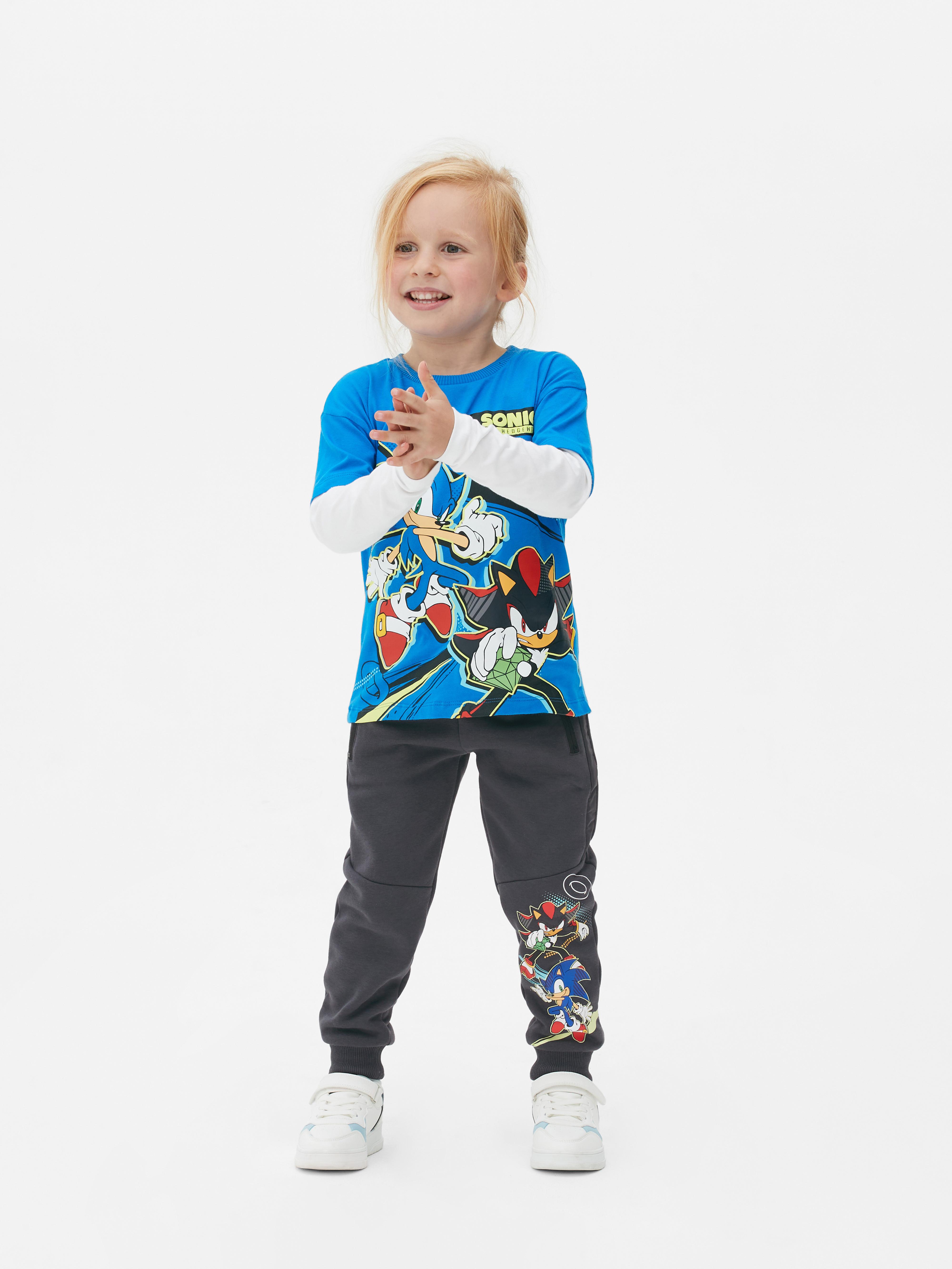 Boys Charcoal Sonic the Hedgehog Graphic Joggers | Primark