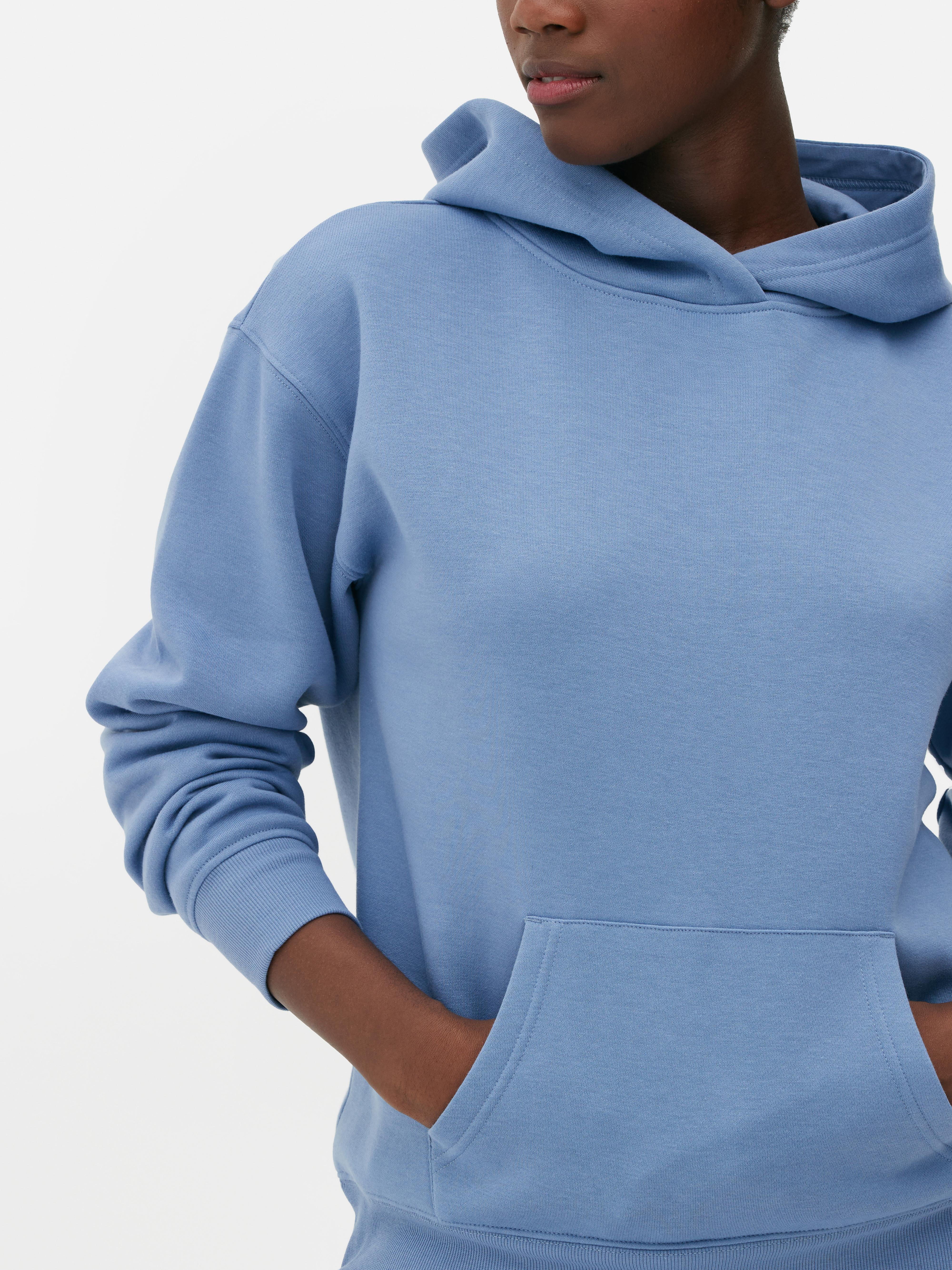 Womens Dark Blue Essential Pullover Hoodie Primark