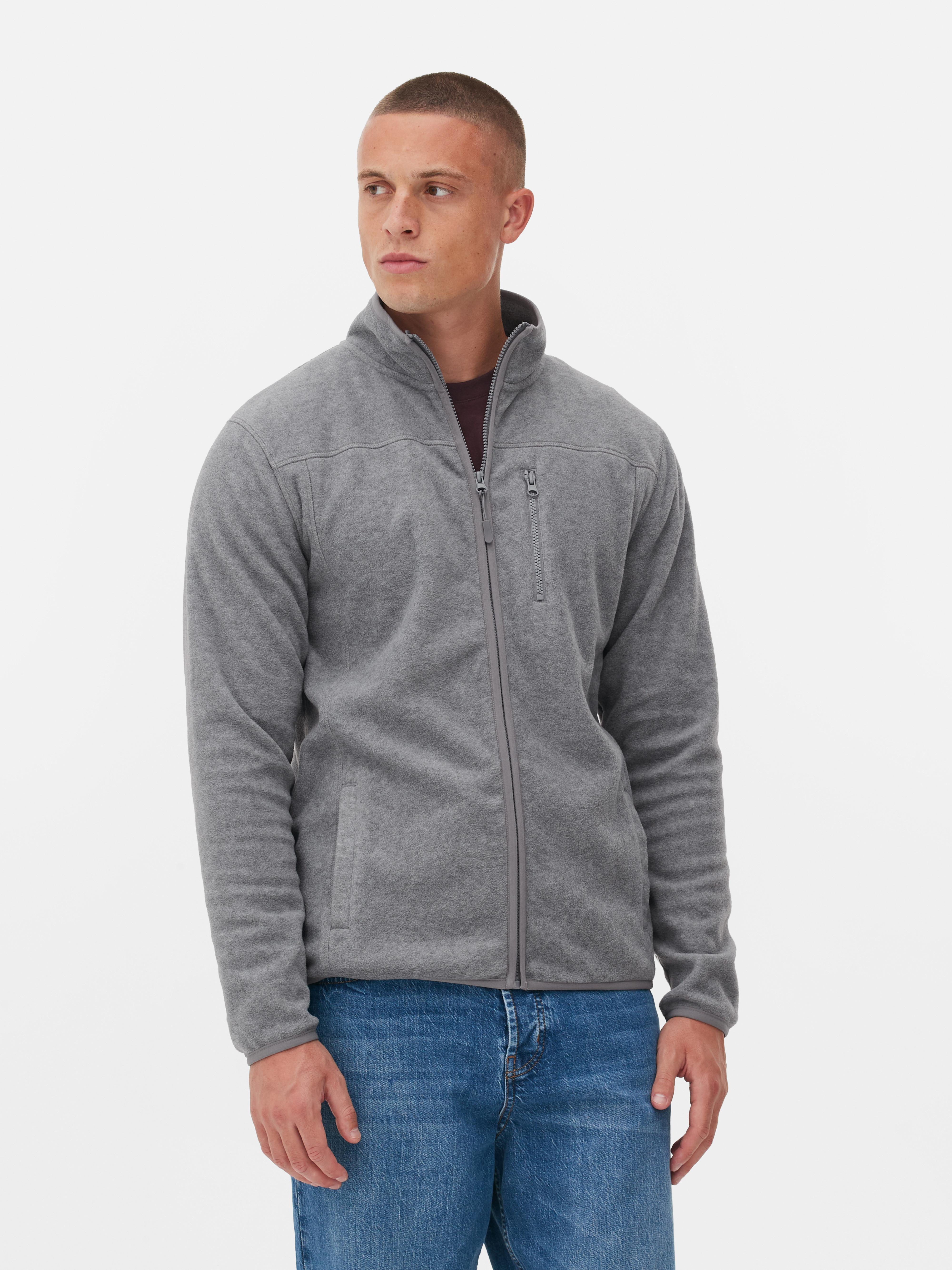 Funnel neck fleece mens best sale