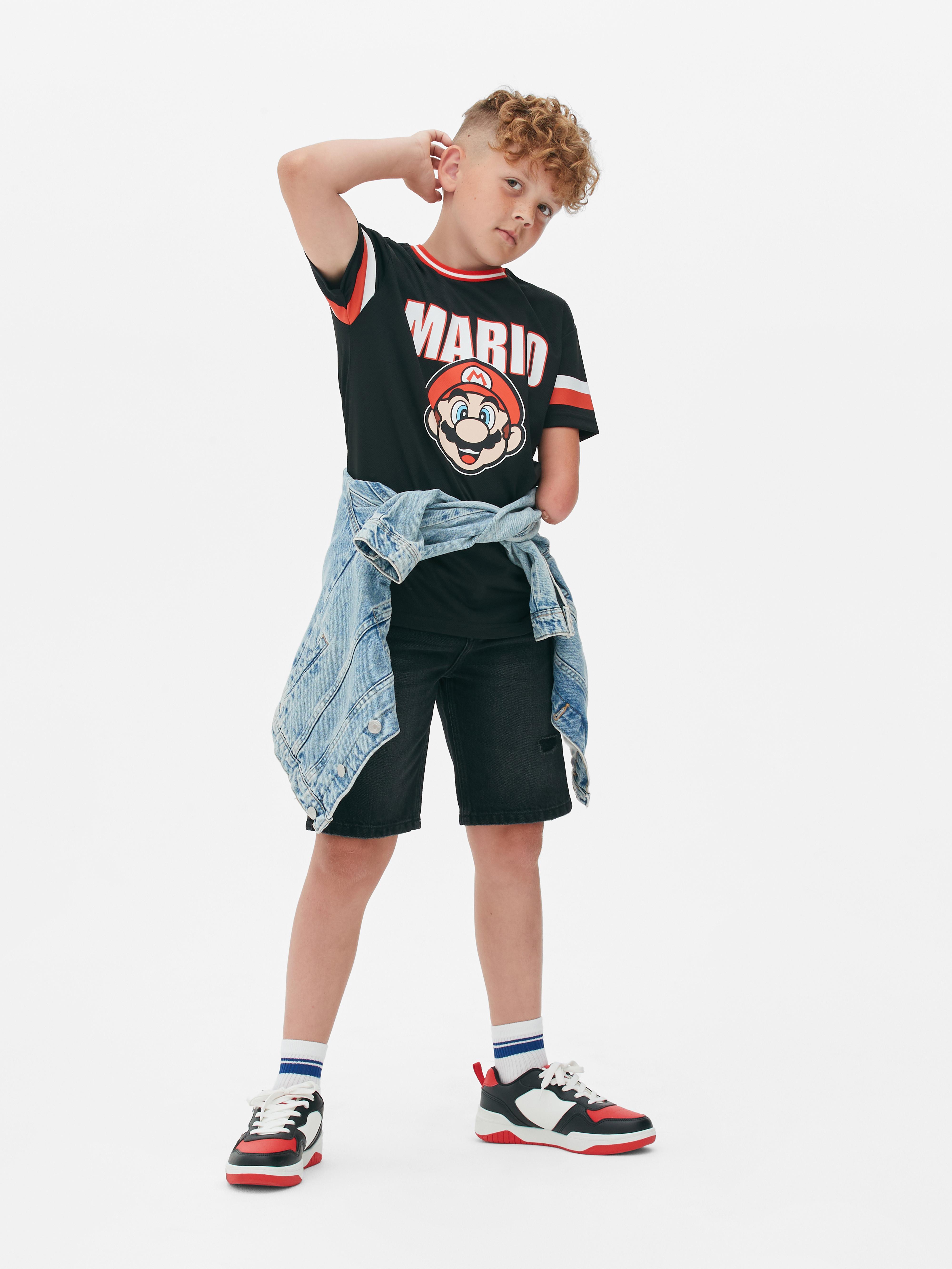 Tshirt Super Mario Nero Bambino Primark