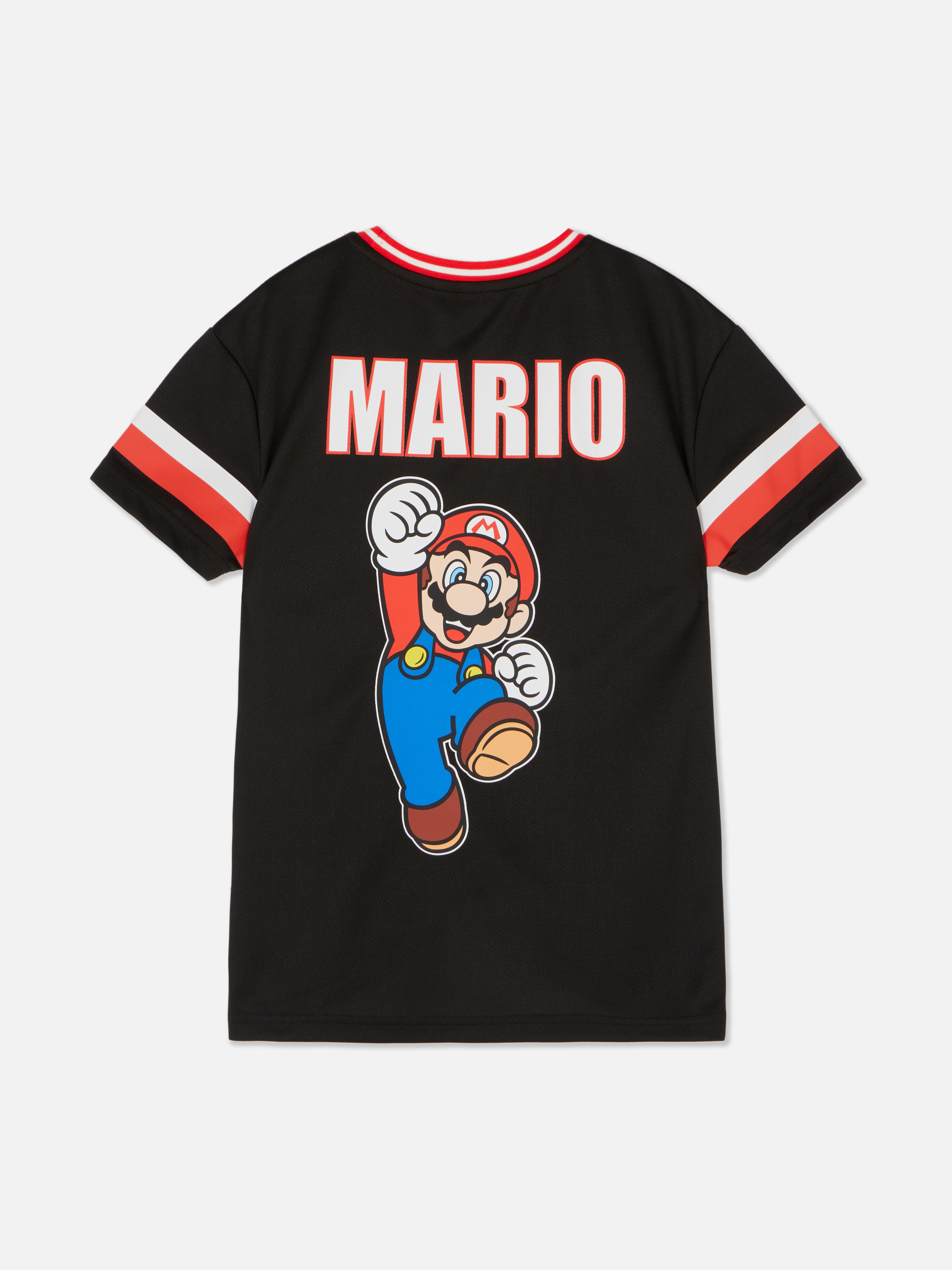 Boys Black Super Mario Tshirt Primark