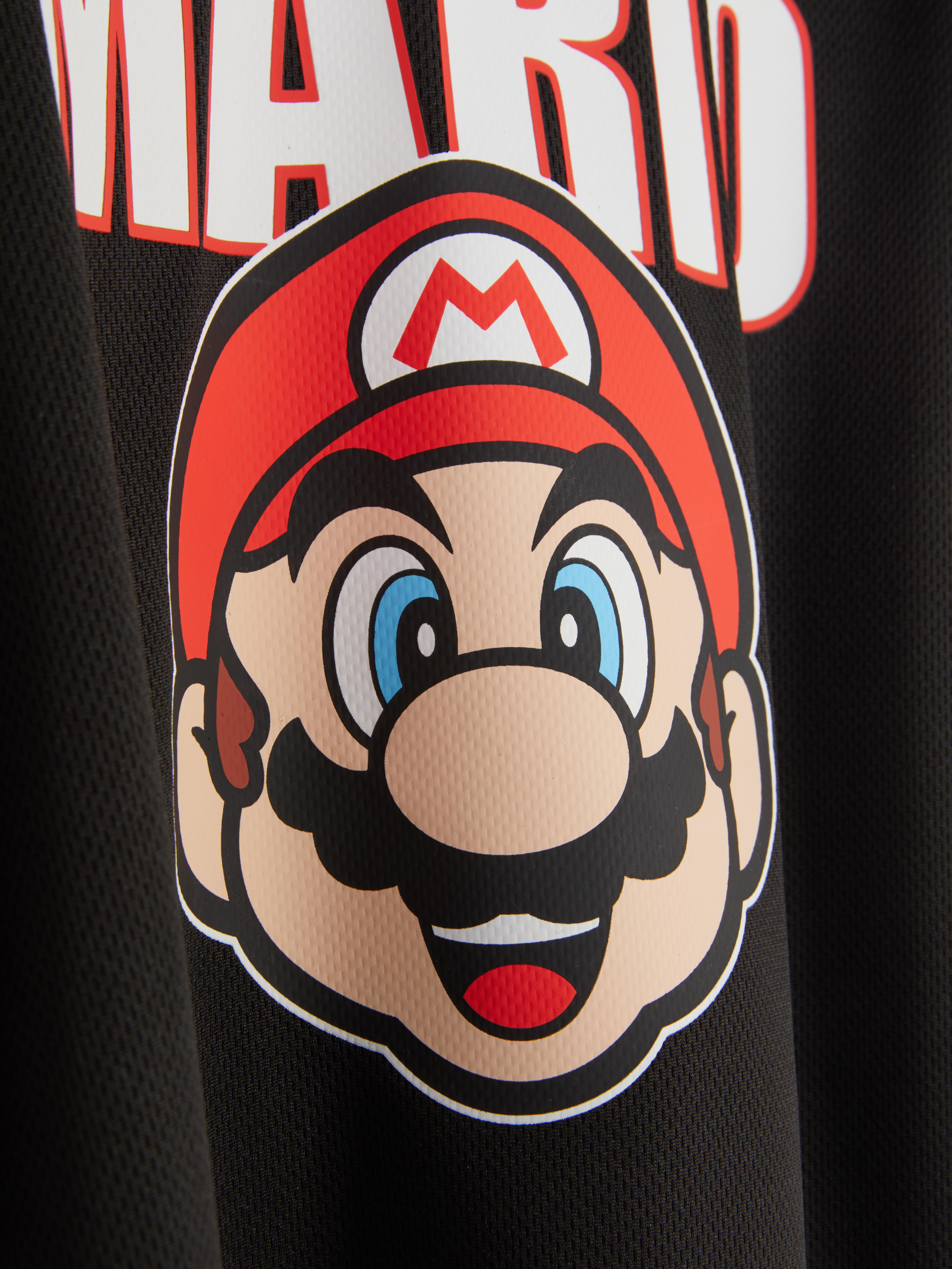 Boys Black Super Mario Tshirt Primark