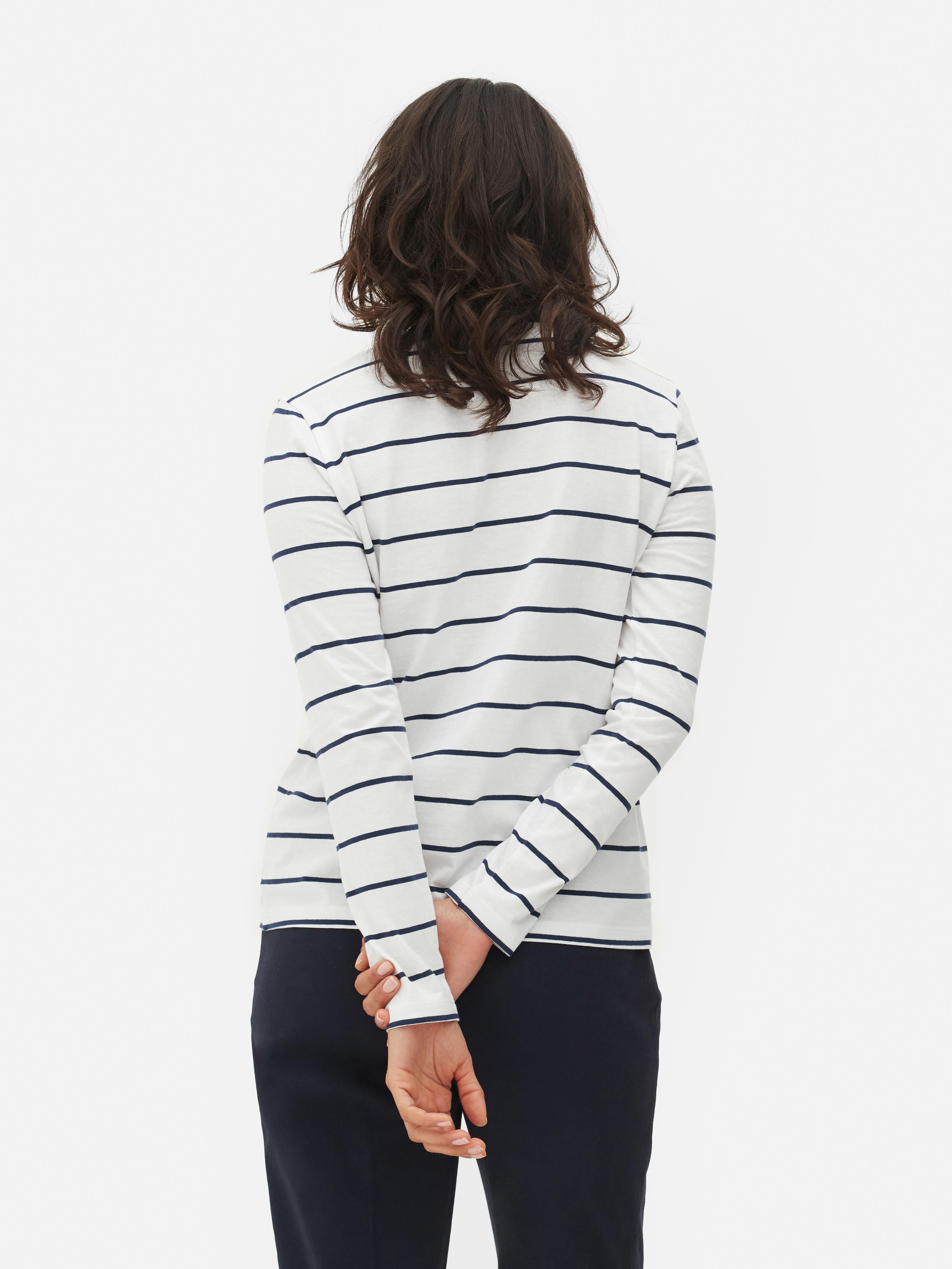 Stripe Long Sleeve Top