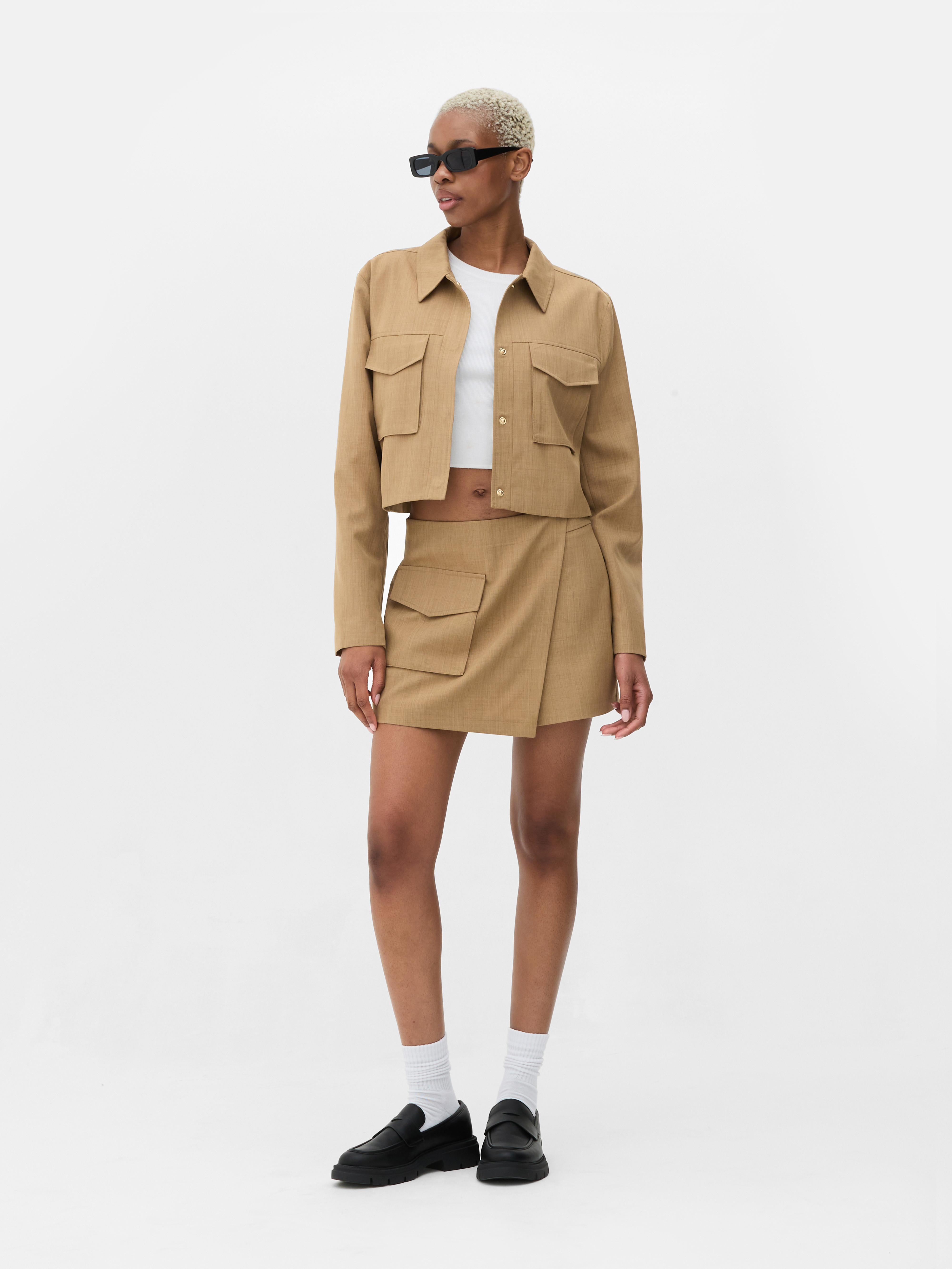 Women's Camel Utility Jacket | Primark